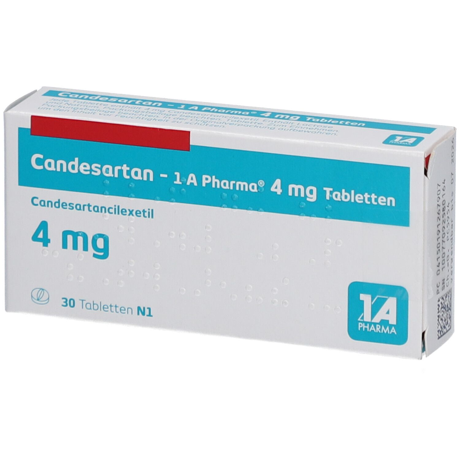 CANDESARTAN-1A Pharma 4 mg Tabletten