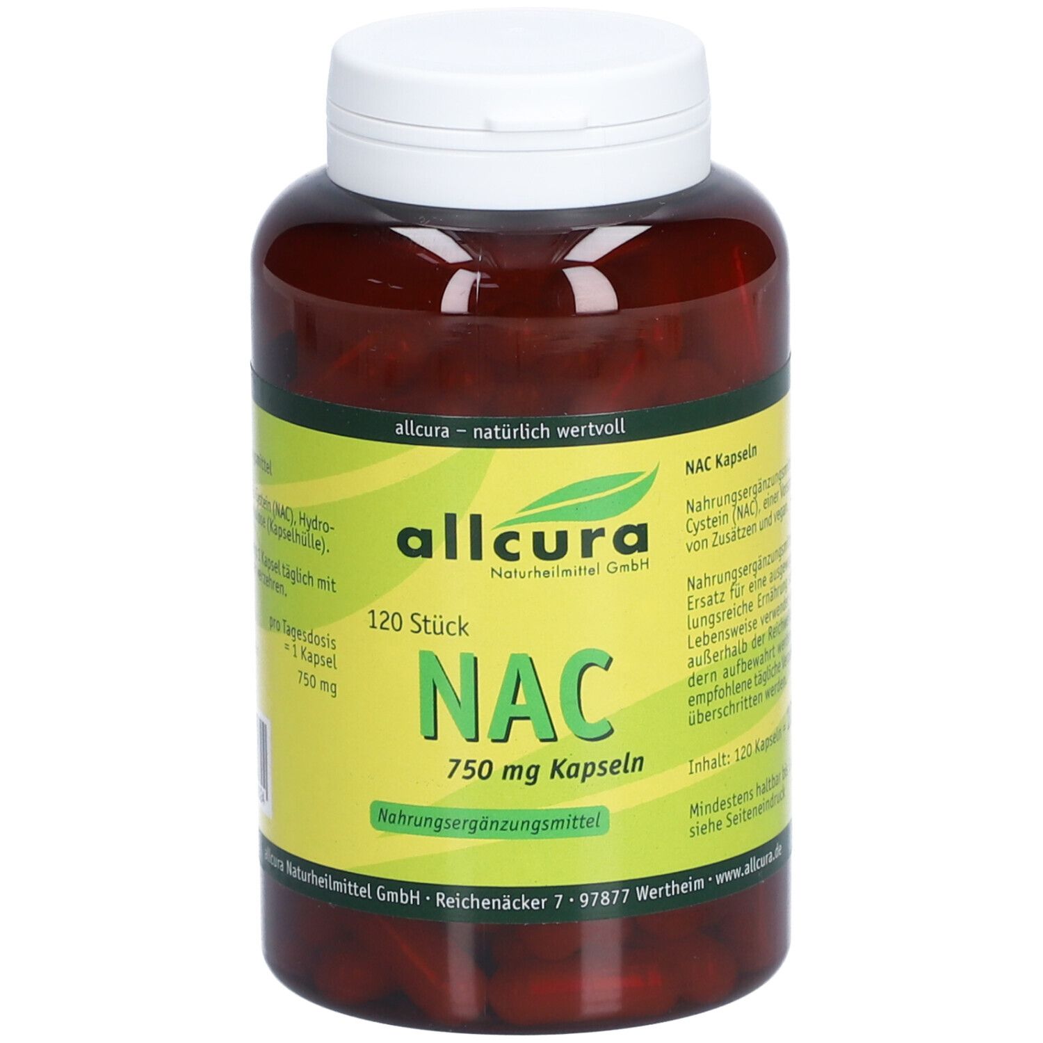 NAC 750 mg Kapseln 120 St