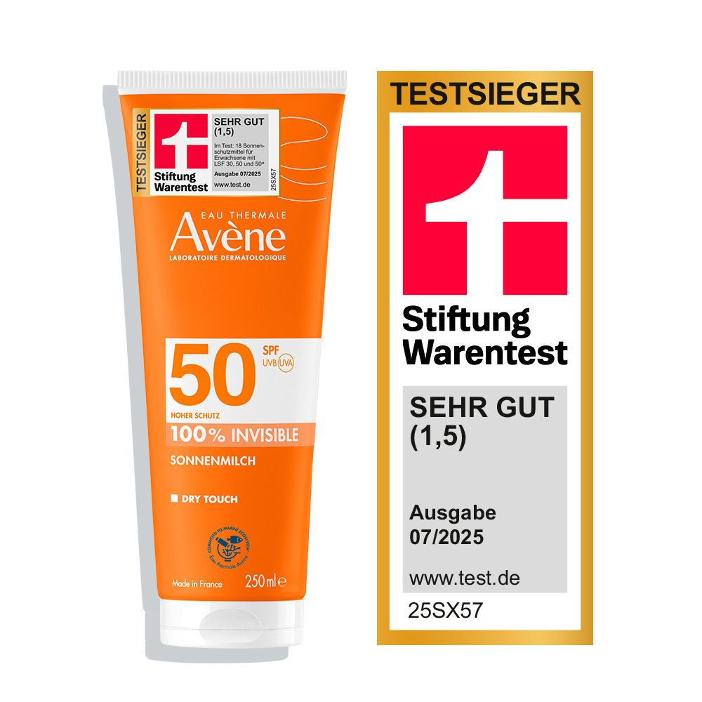 Avène Sonnenmilch LSF 50 -Jetzt 3€ mit dem Code avene3 sparen*