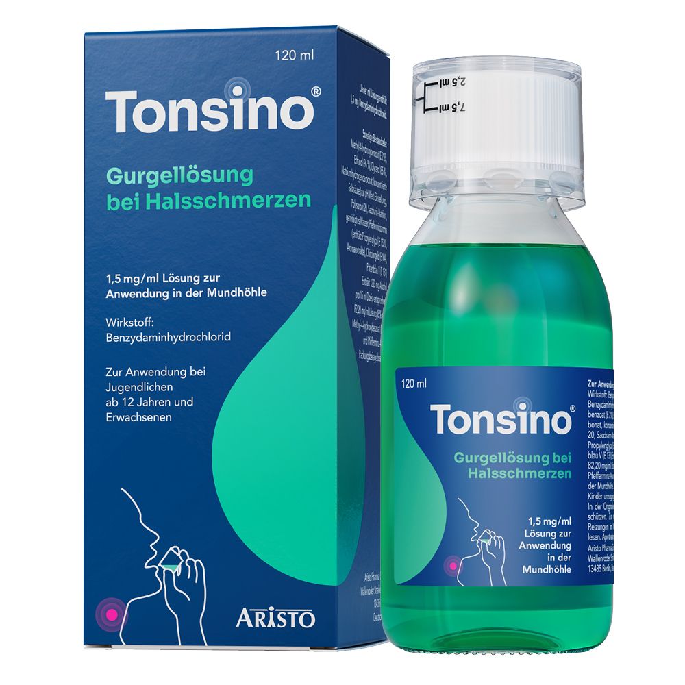 Tonsino® Gurgellösung bei Halsschmerzen