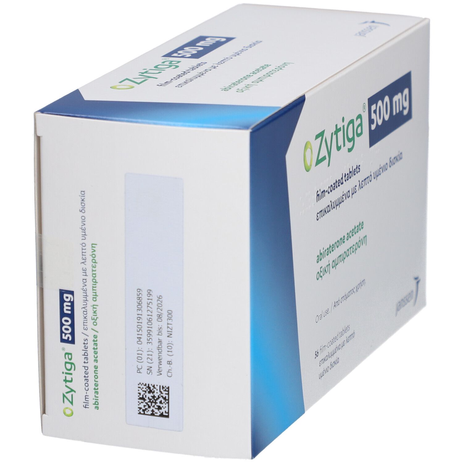 Zytiga 500 mg Filmtabletten 56 St