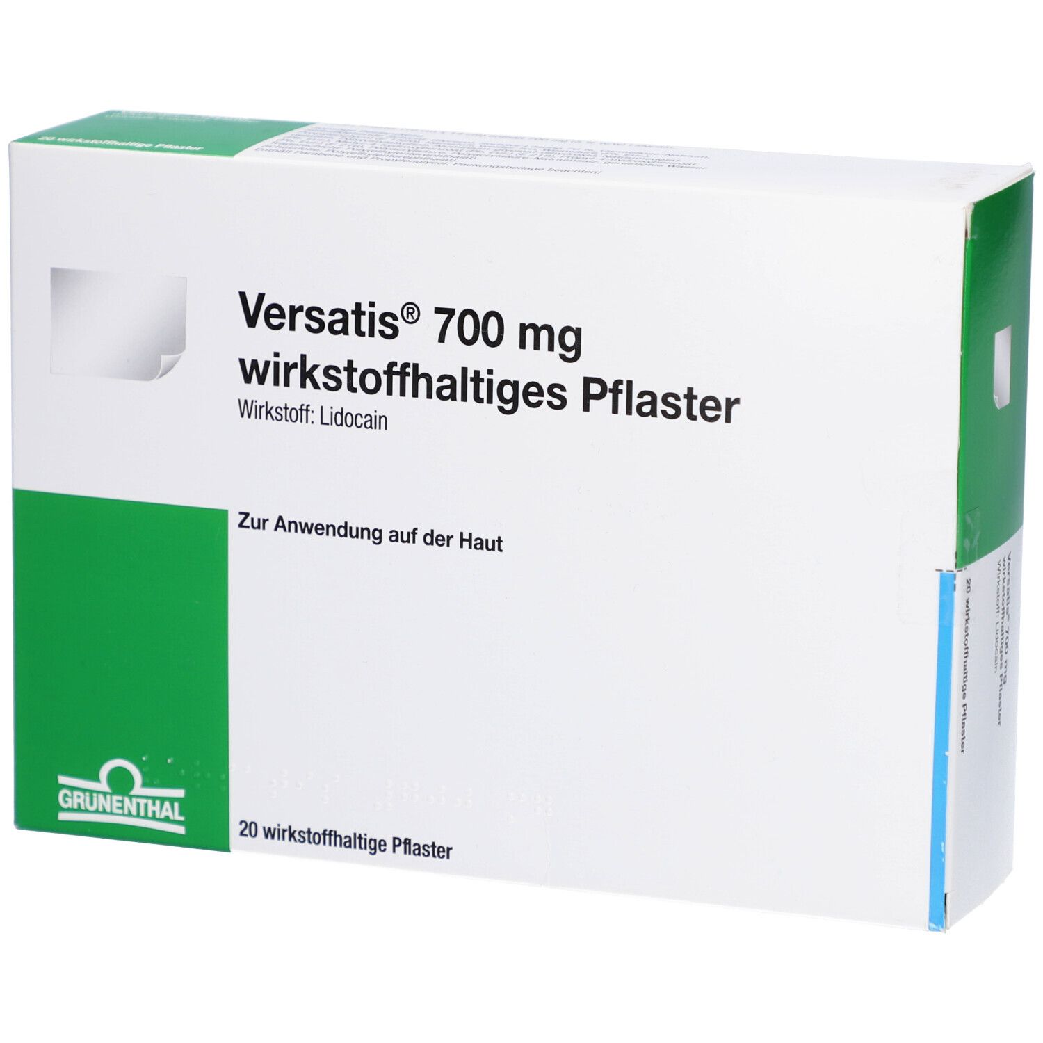 VERSATIS 700 mg wirkstoffhaltiges Pflaster