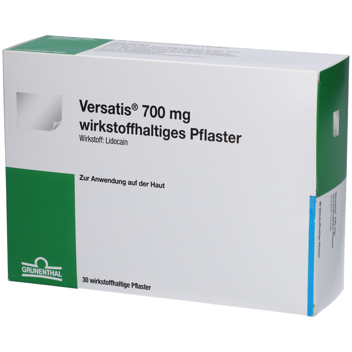 VERSATIS 700 mg wirkstoffhaltiges Pflaster