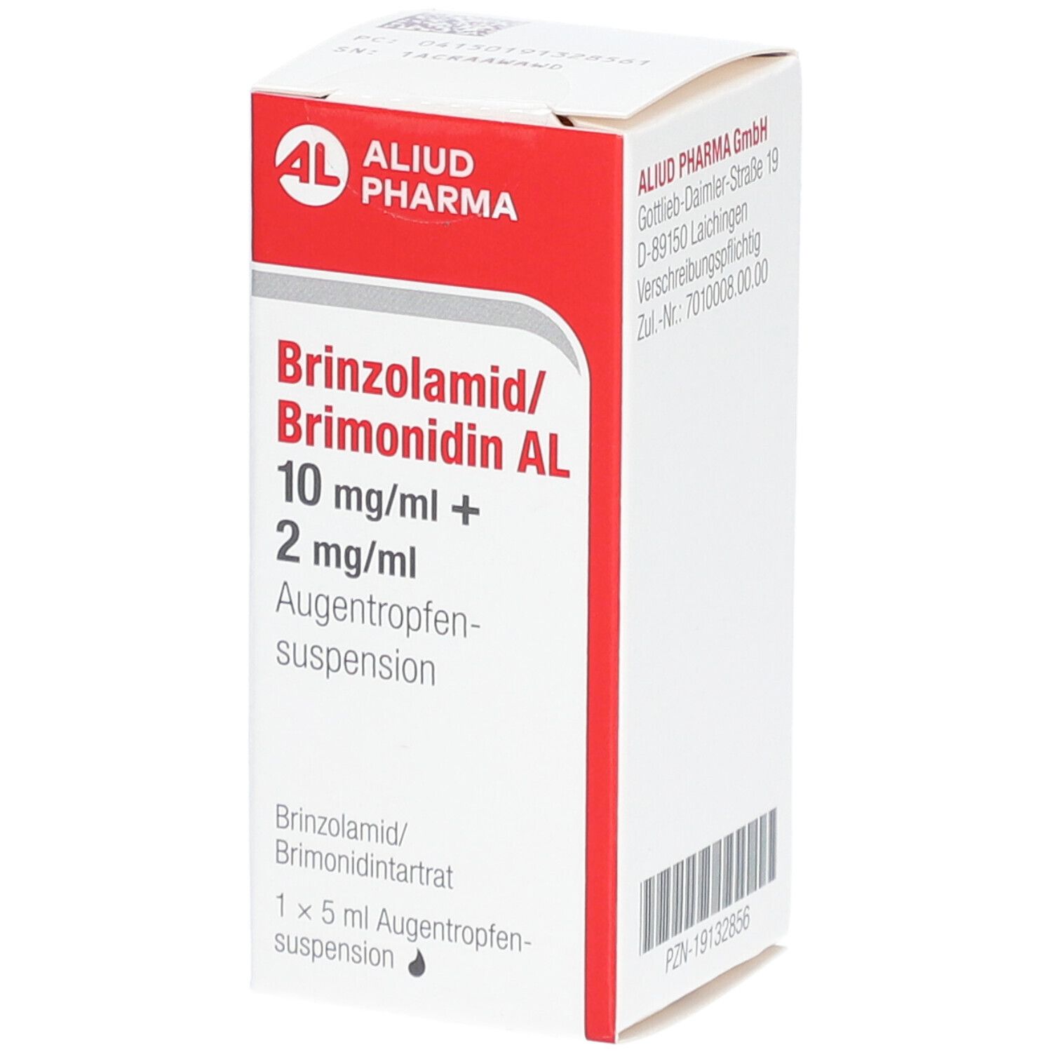 BRINZOLAMID/Brimonidin AL 10mg/ml+2mg/ml AT-Susp.