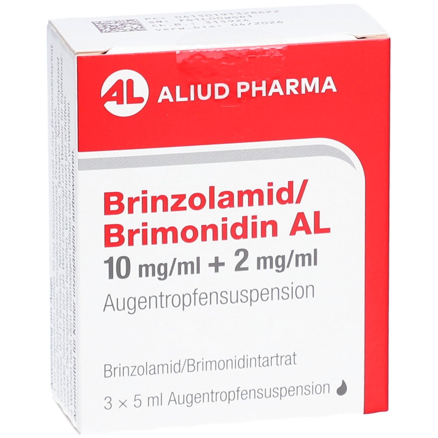 BRINZOLAMID/Brimonidin AL 10mg/ml+2mg/ml AT-Susp.