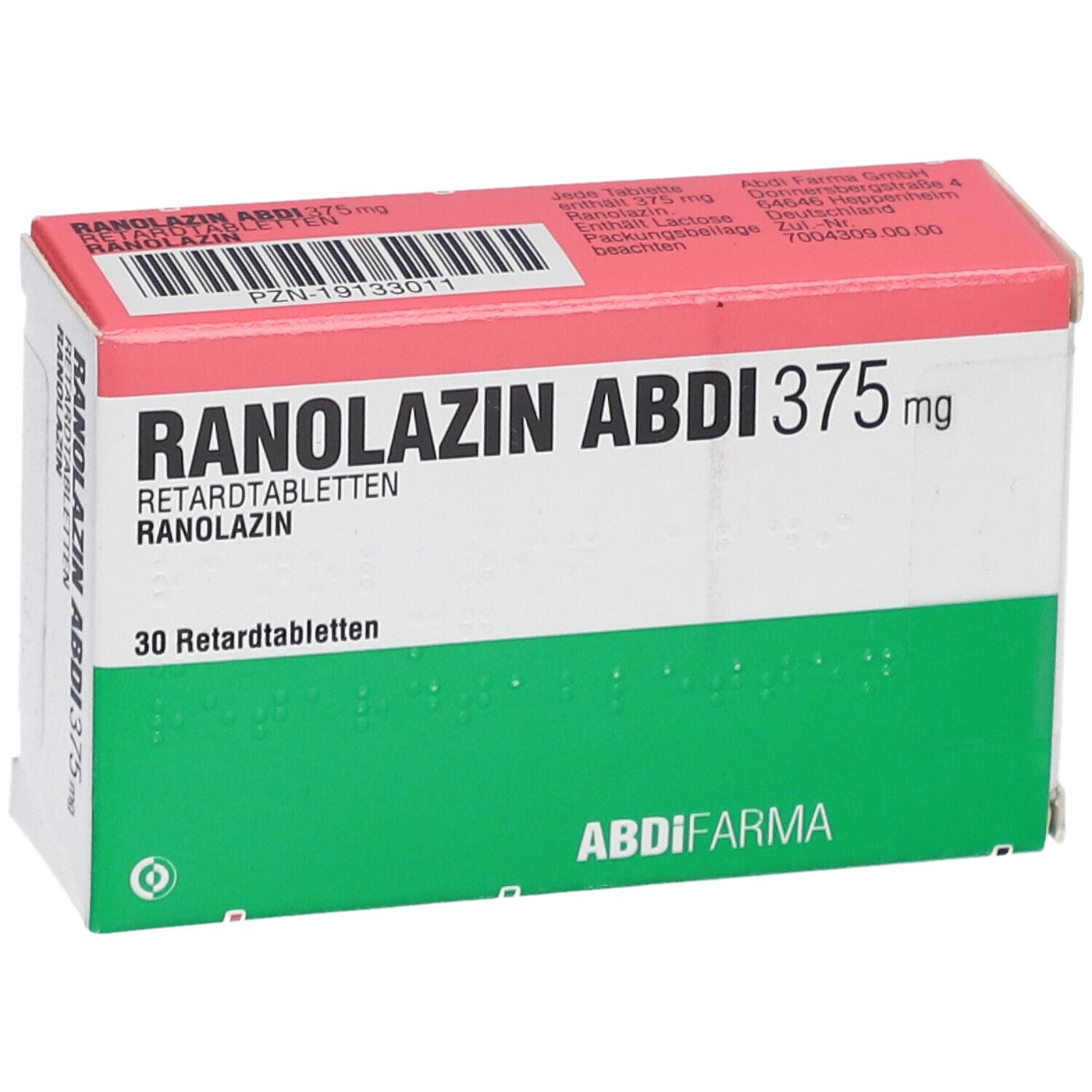 RANOLAZIN Abdi 375 mg Retardtabletten