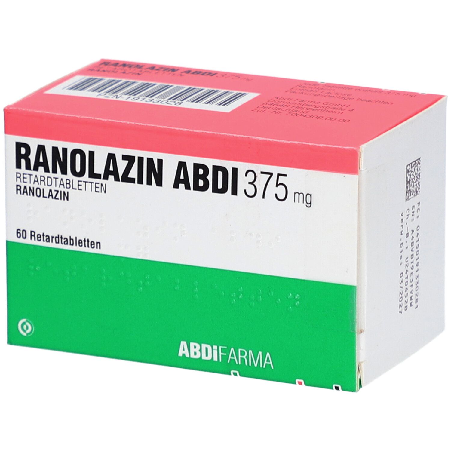 RANOLAZIN Abdi 375 mg Retardtabletten