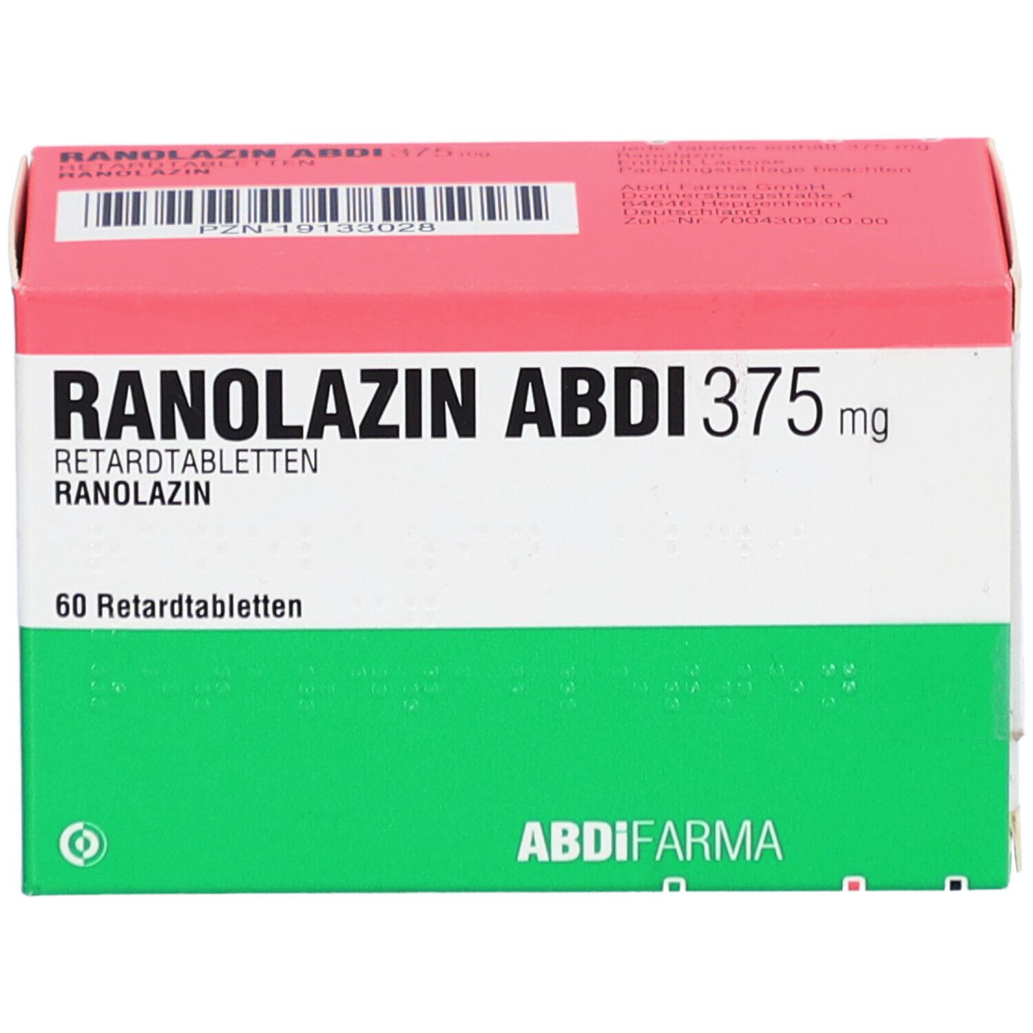 RANOLAZIN Abdi 375 mg Retardtabletten