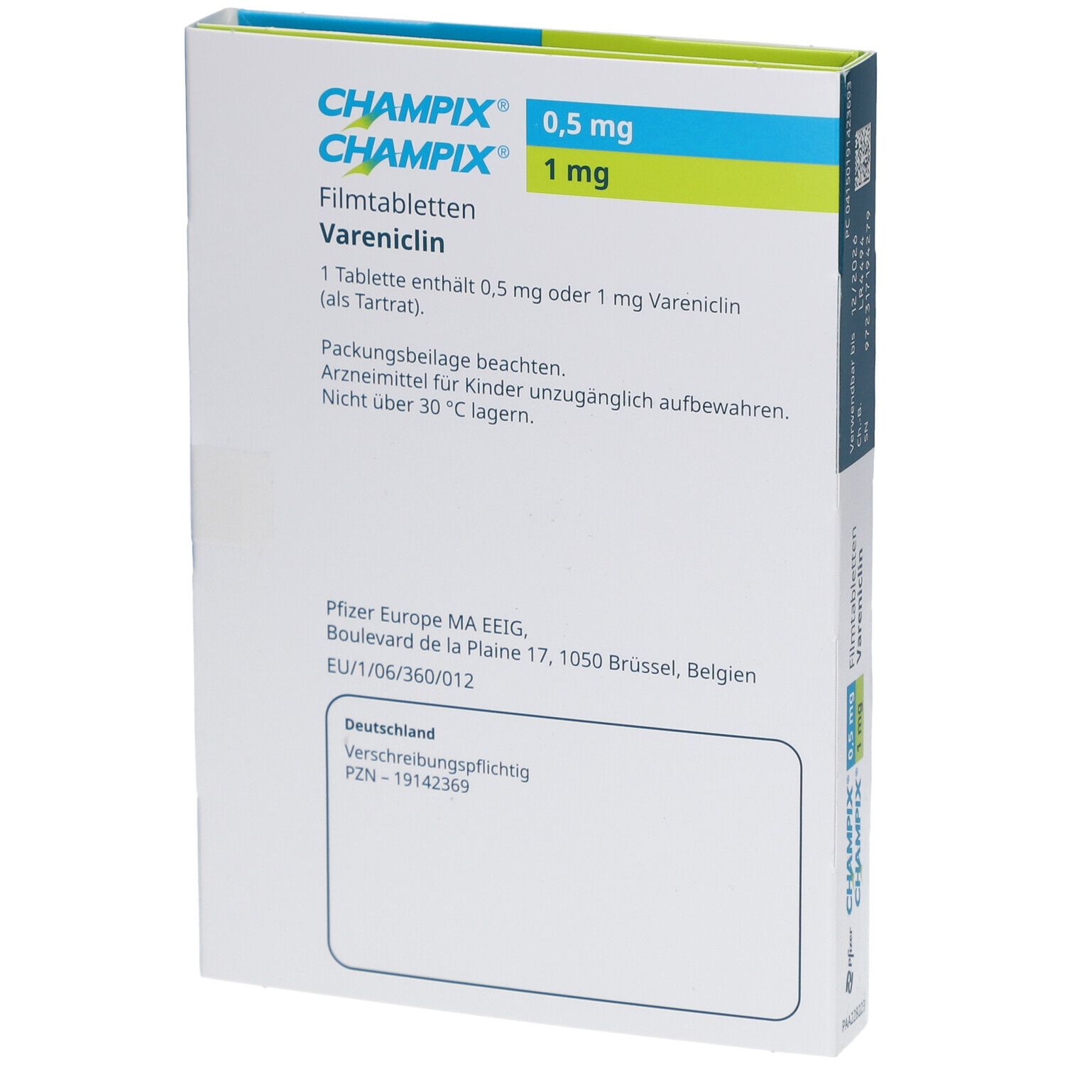 CHAMPIX 0,5 mg/1 mg Filmtabl.Starterpack.4 Wochen