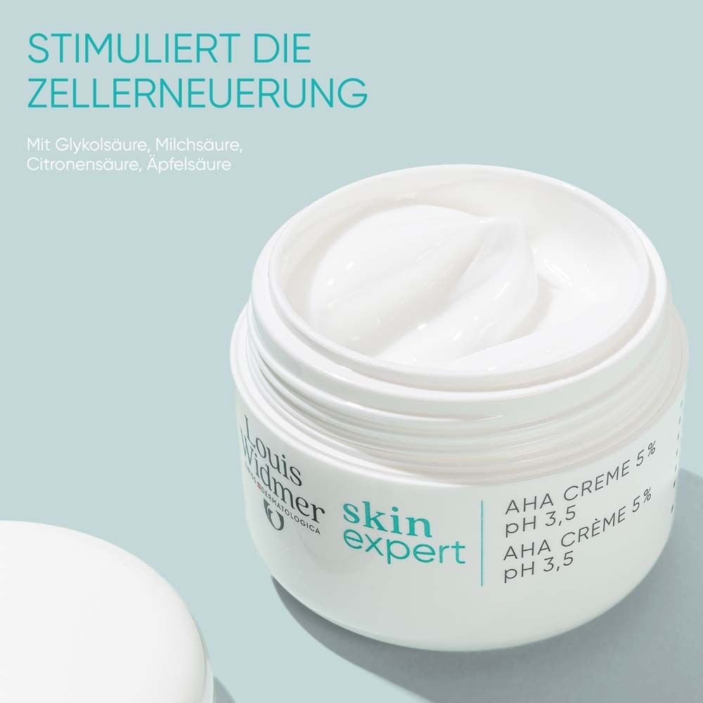 Louis Widmer skinexpert AHA Creme 5% unparfümiert
