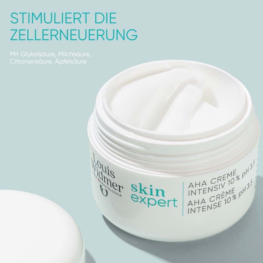 Louis Widmer skinexpert AHA Creme Intensiv 10% unparfümiert