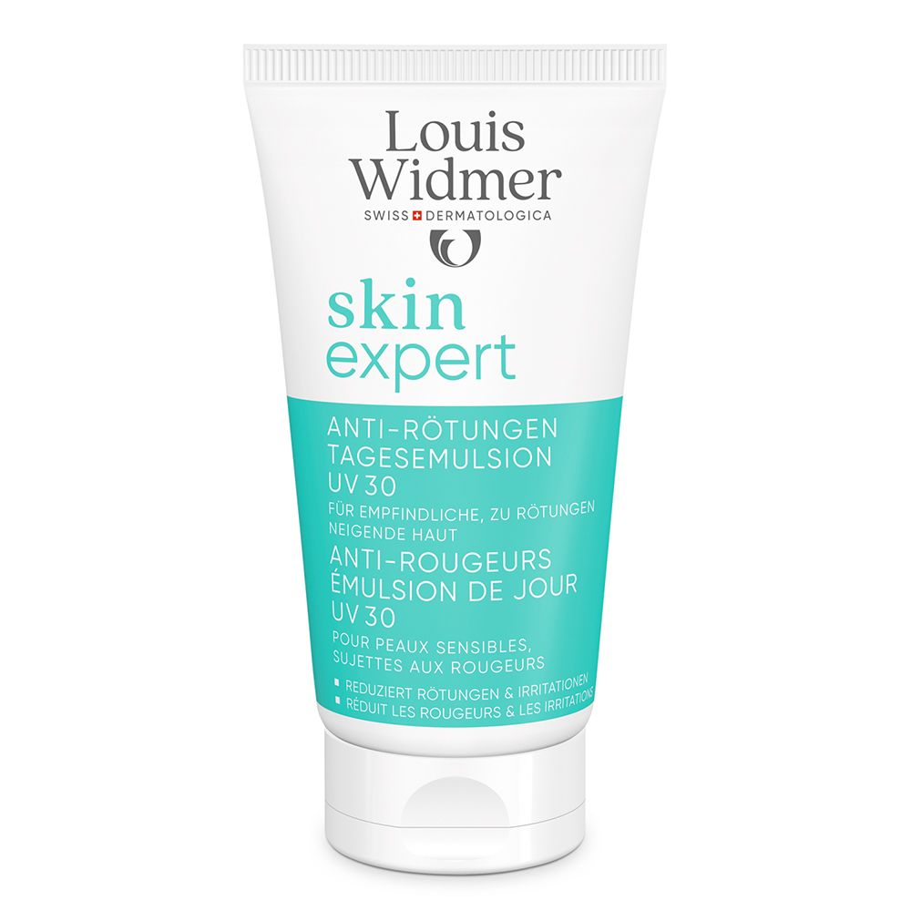 Louis Widmer Skin Expert Anti-Rötungen Tagesemulsion UV 30 Tube.