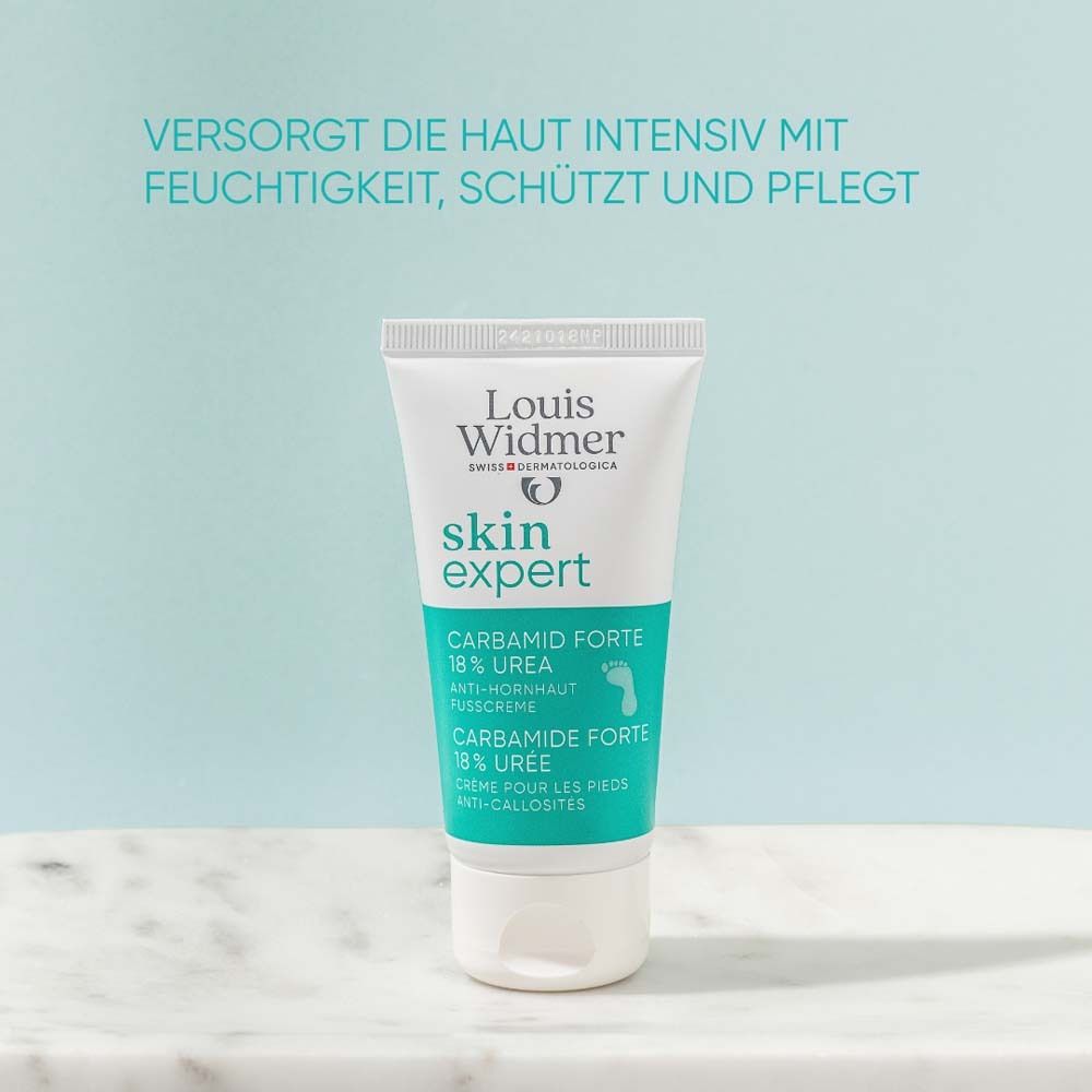 Louis Widmer skinexpert Carbamid Forte 18 % Urea Anti-Hornhaut Fußcreme o.p