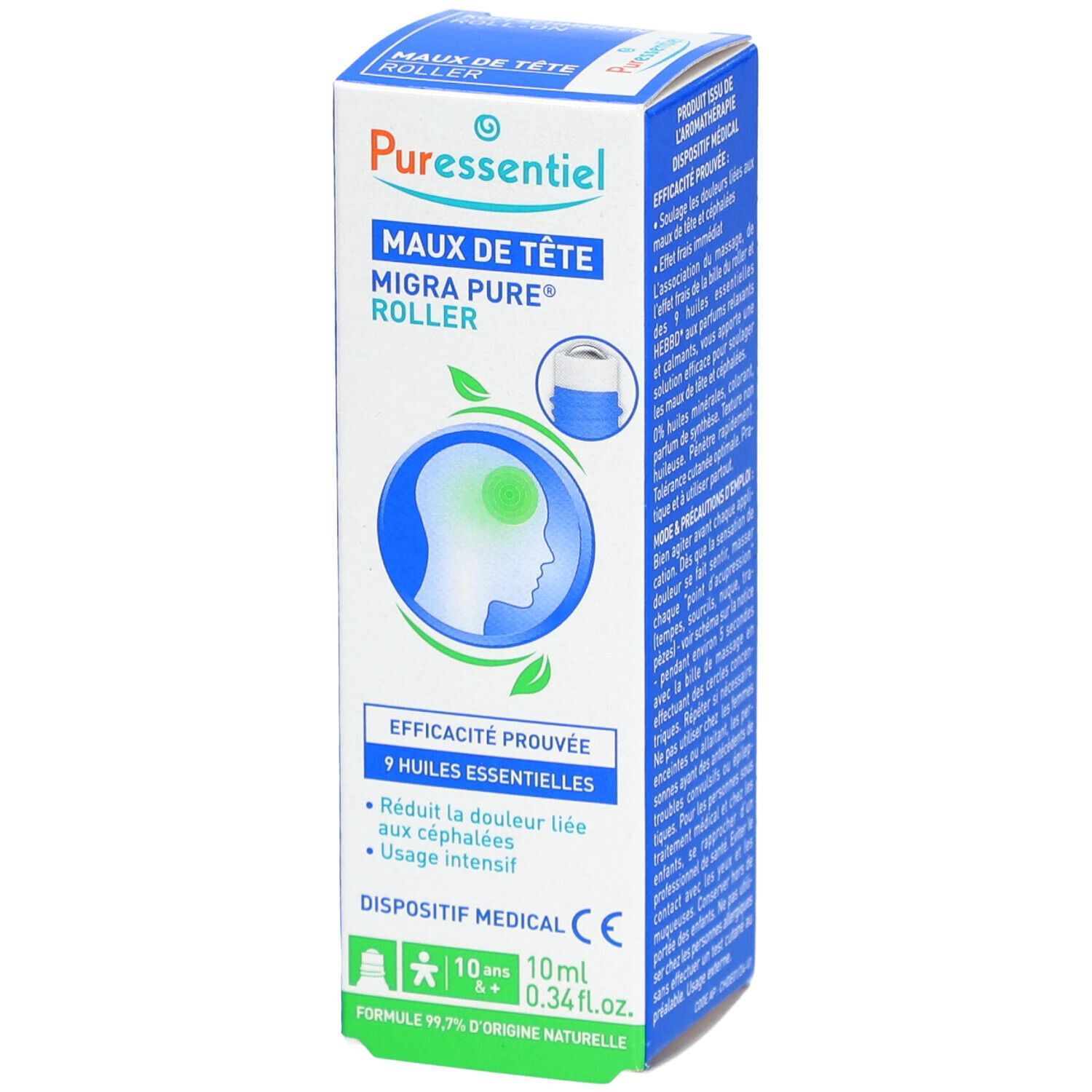 PURESSENTIEL Migra Pure Kopfschmerzen Roll-on