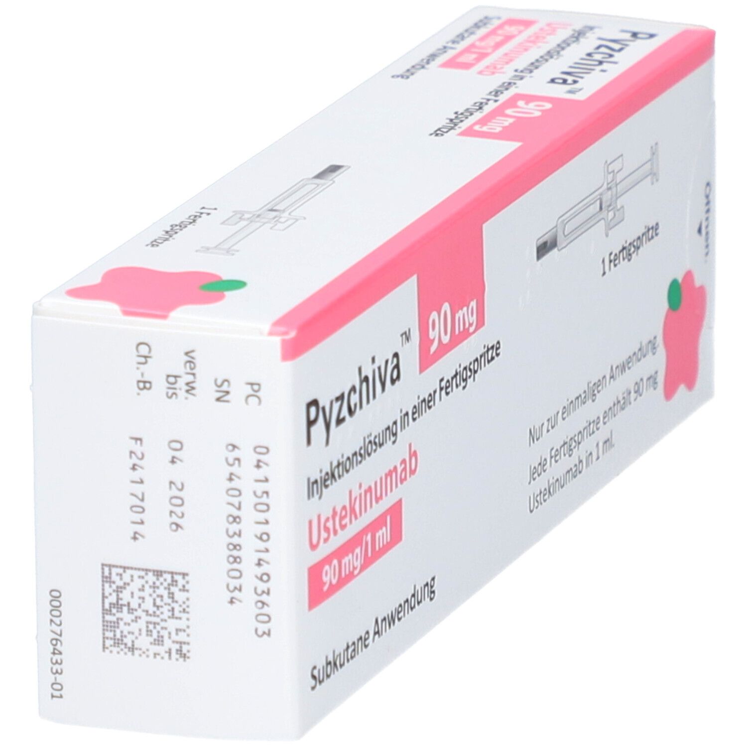 Pyzchiva 90 mg Injektionslösung i.e.Fertigspritze 1 St