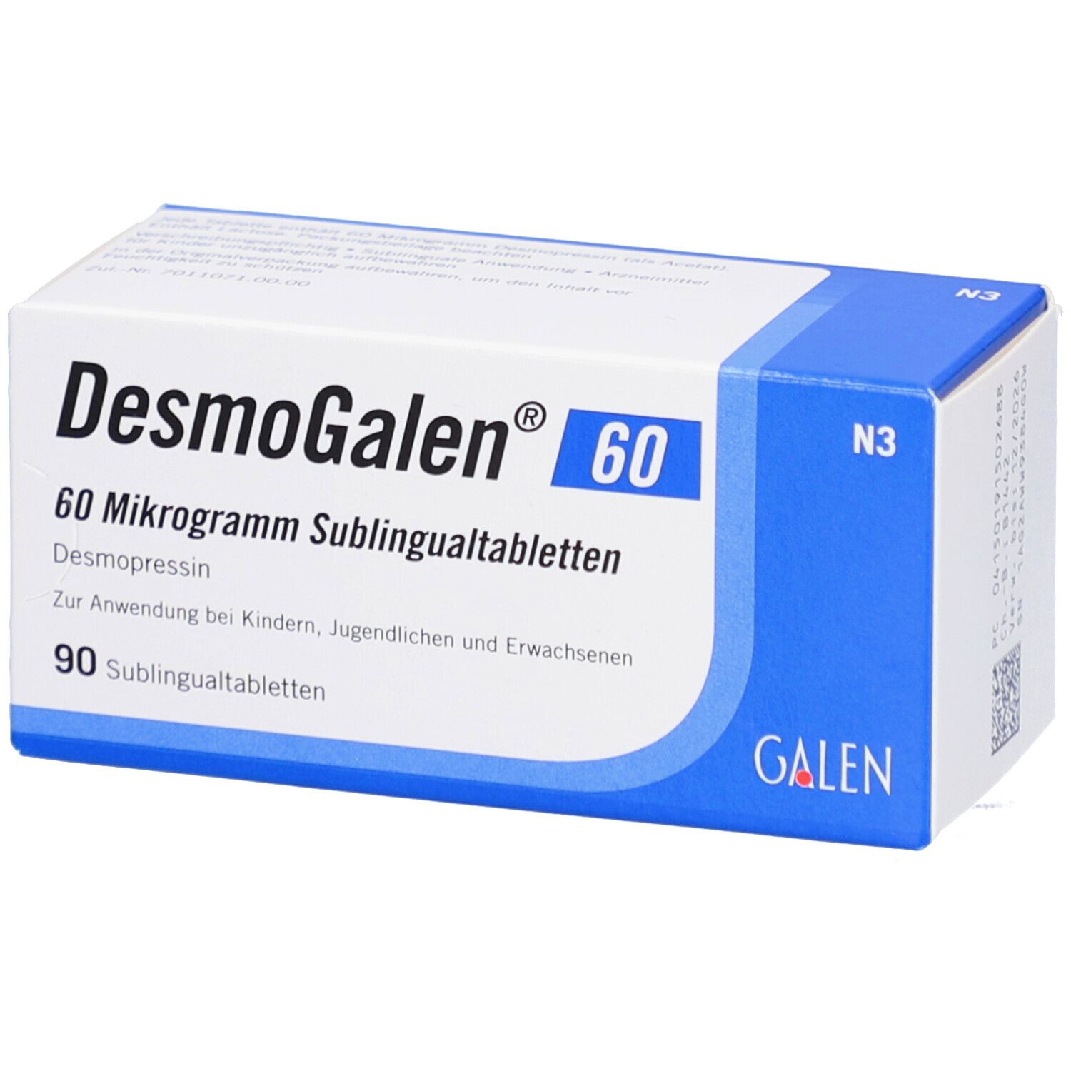 DESMOGALEN 60 Mikrogramm Sublingualtabletten