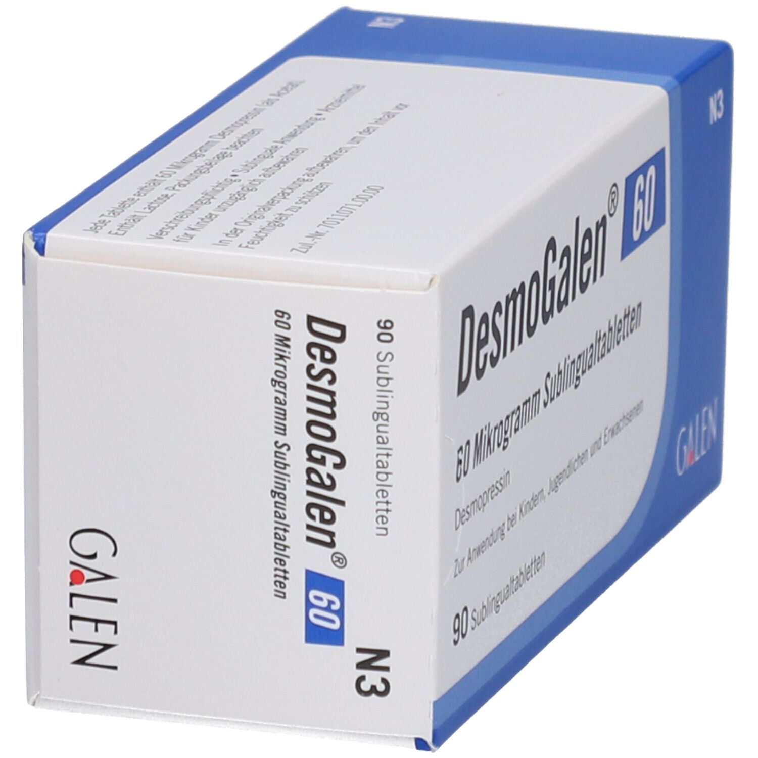 DESMOGALEN 60 Mikrogramm Sublingualtabletten