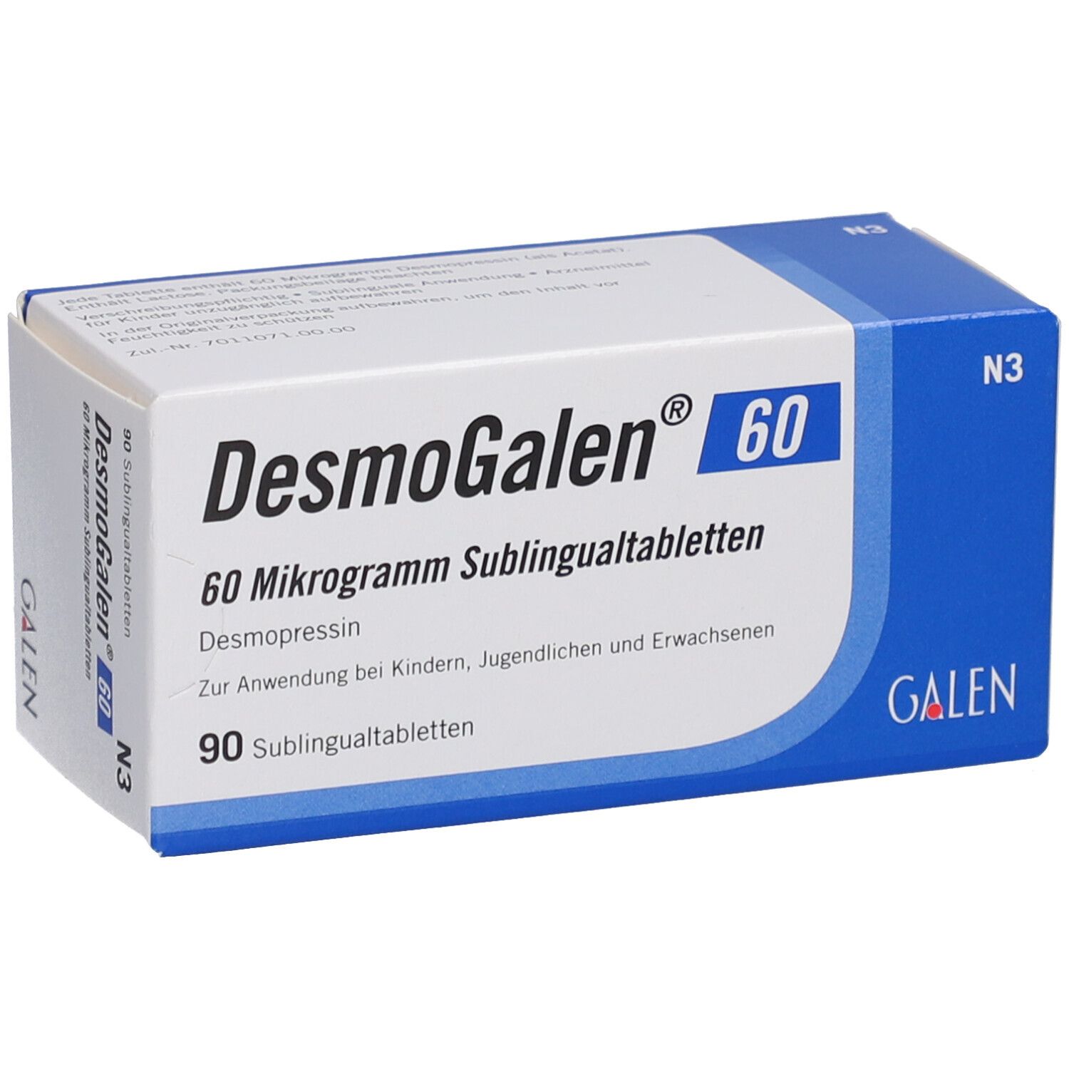 DESMOGALEN 60 Mikrogramm Sublingualtabletten