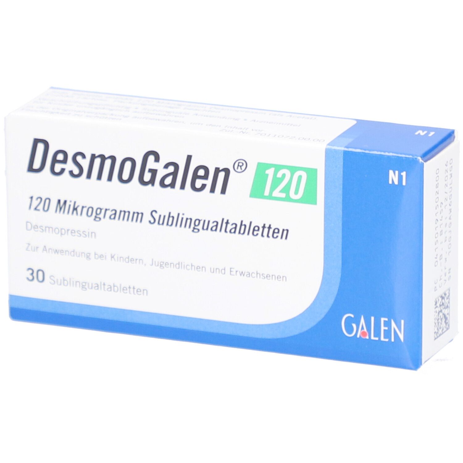 DESMOGALEN 120 Mikrogramm Sublingualtabletten