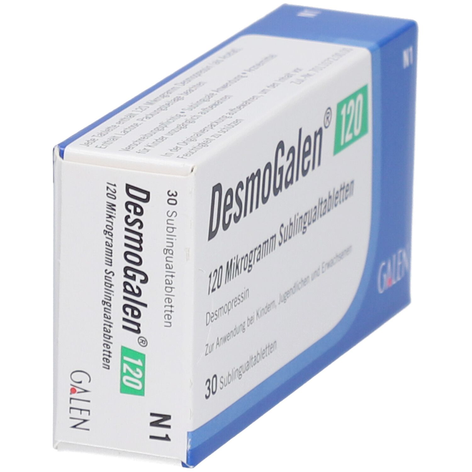 DESMOGALEN 120 Mikrogramm Sublingualtabletten
