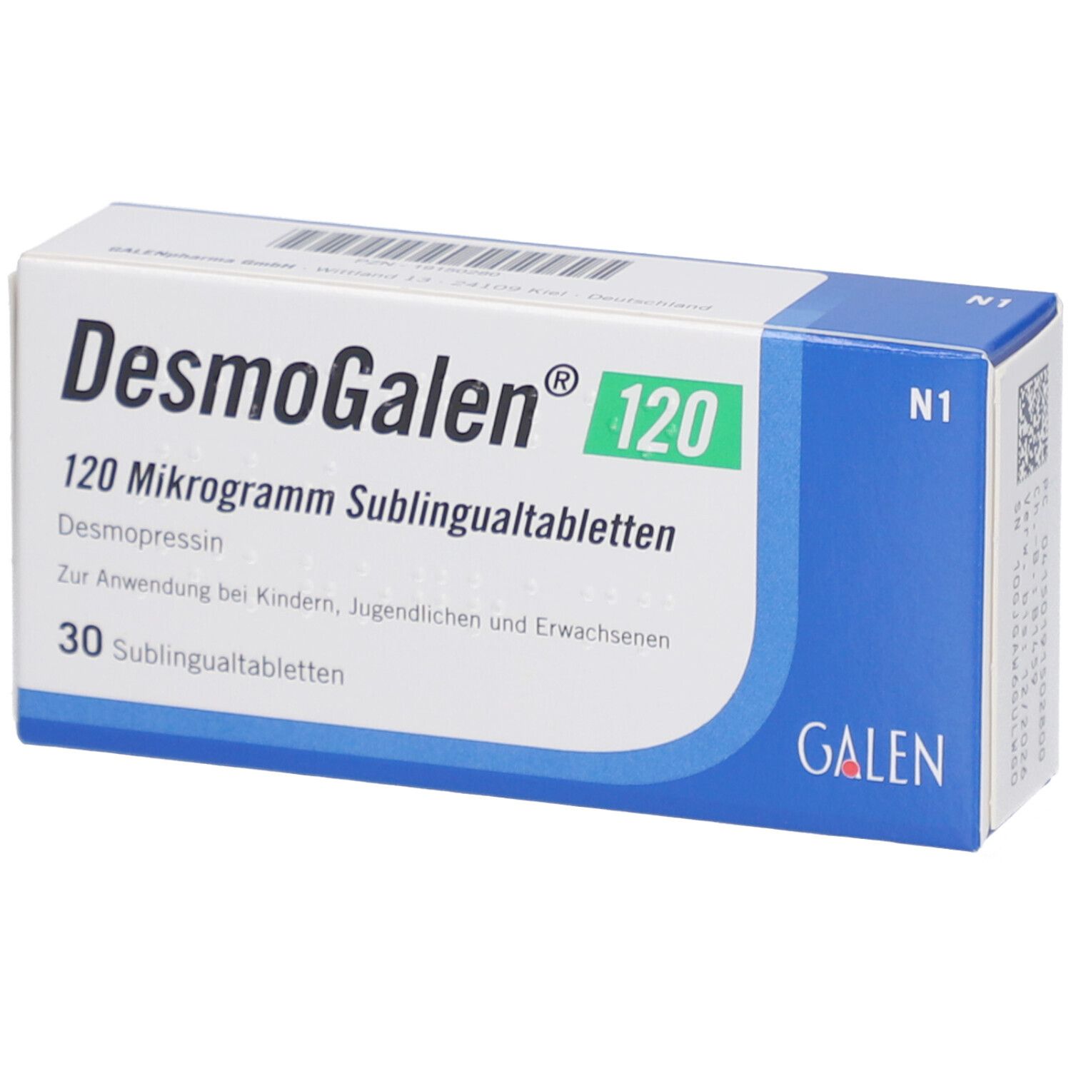 DESMOGALEN 120 Mikrogramm Sublingualtabletten