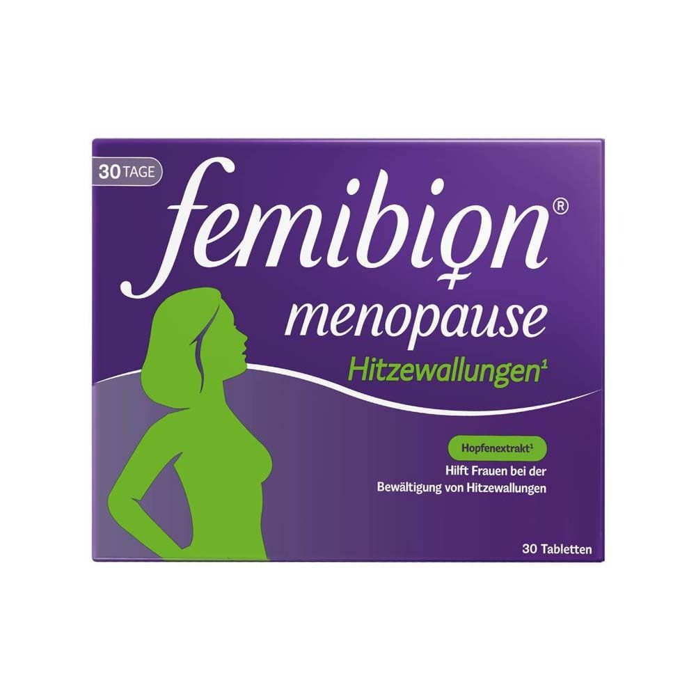 Femibion® Menopause Hitzewallungen, hormonfreie Formulierung - Jetzt 10% mit Code "Fem10" sparen*