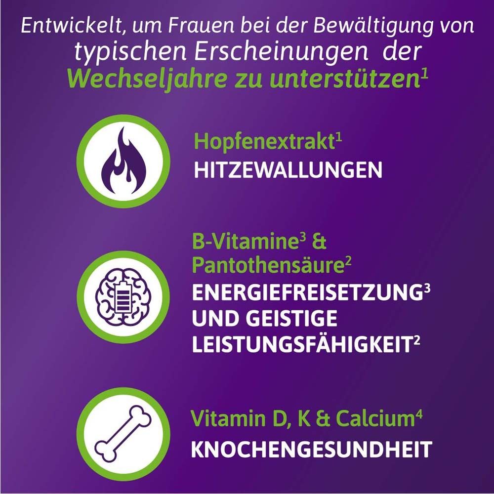 Femibion® Menopause Plus, hormonfreie Formulierung - Jetzt 10% mit Code "Fem10" sparen*