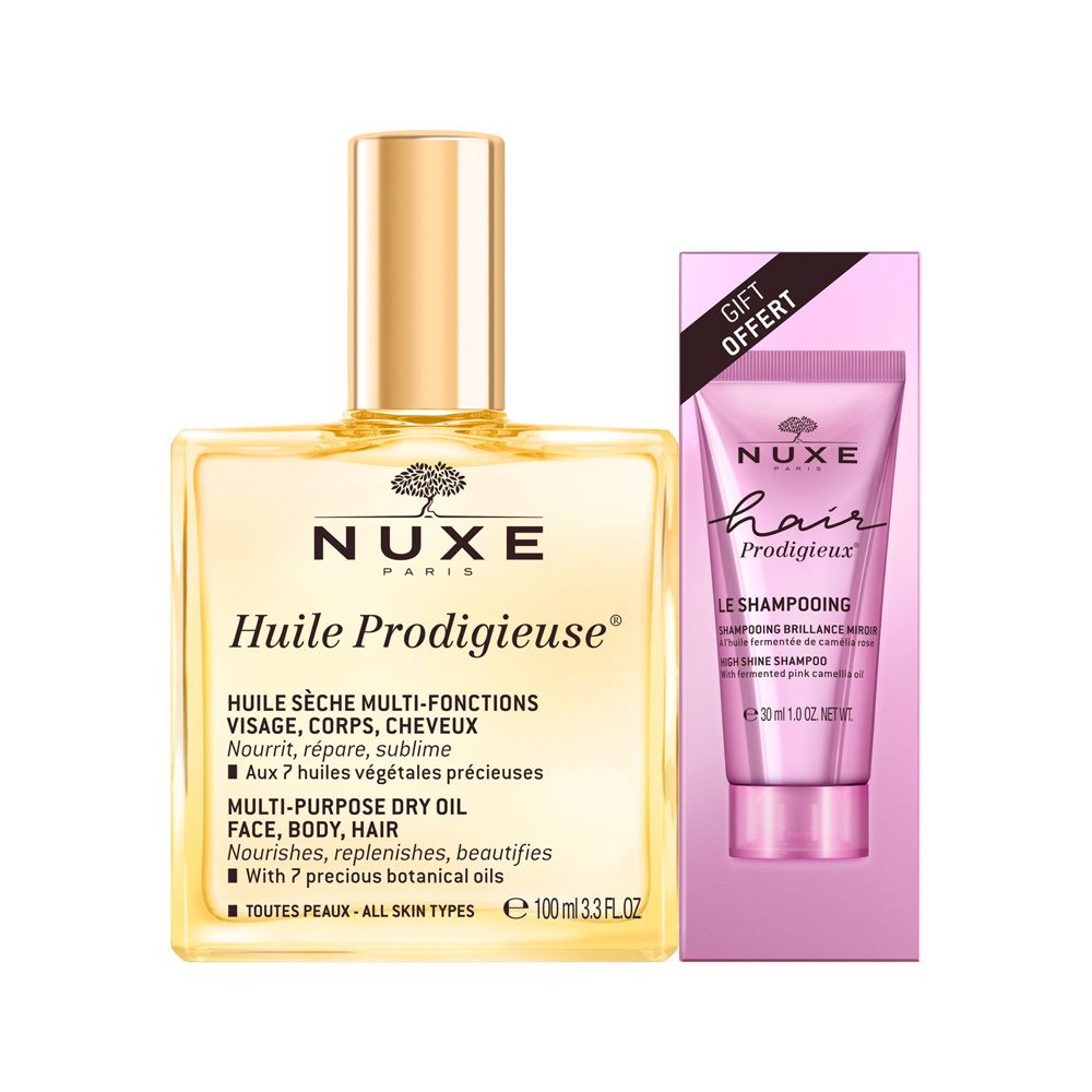 NUXE Huile Prodigieuse® + NUXE Hair Prodigieux Glanz-Shampoo