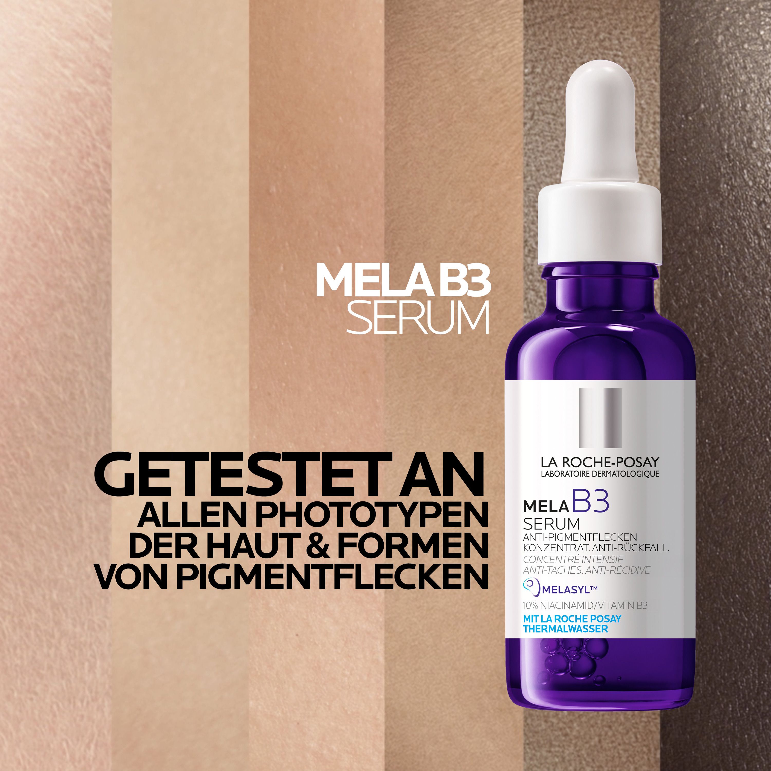 La Roche Posay Mela B3 Serum mit patentiertem Wirkstoff Melasyl gegen Pigmentflecken und Niacinamid - Jetzt 20% sparen mit Code "dermo20"