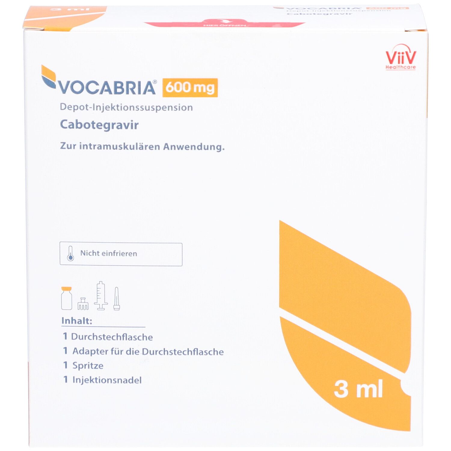 VOCABRIA 600 mg Depot-Injektionssuspension