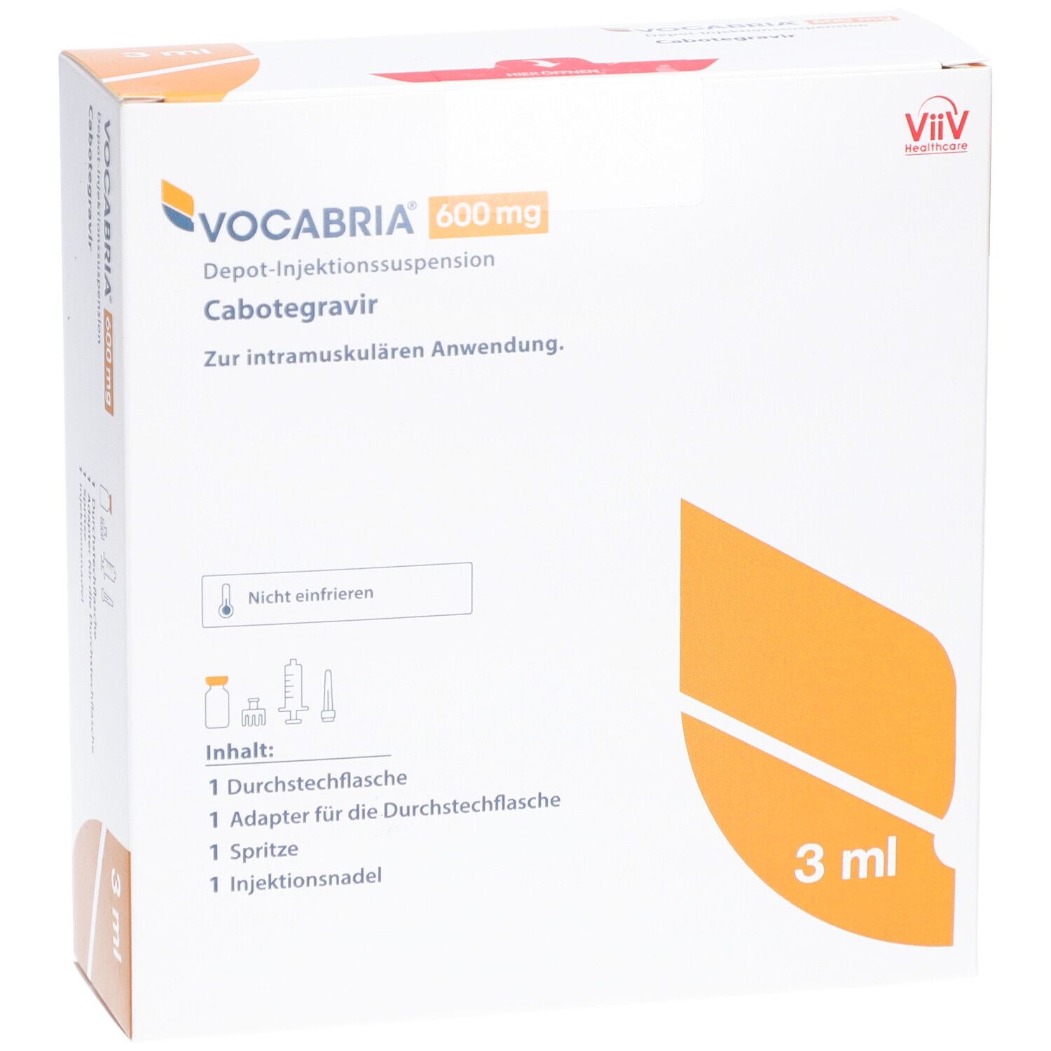 VOCABRIA 600 mg Depot-Injektionssuspension