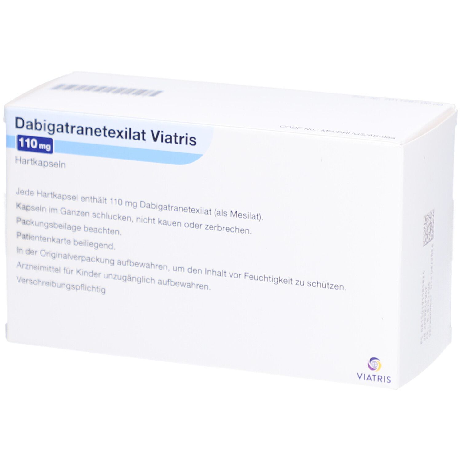 DABIGATRANETEXILAT Viatris 110 mg Hartkapseln
