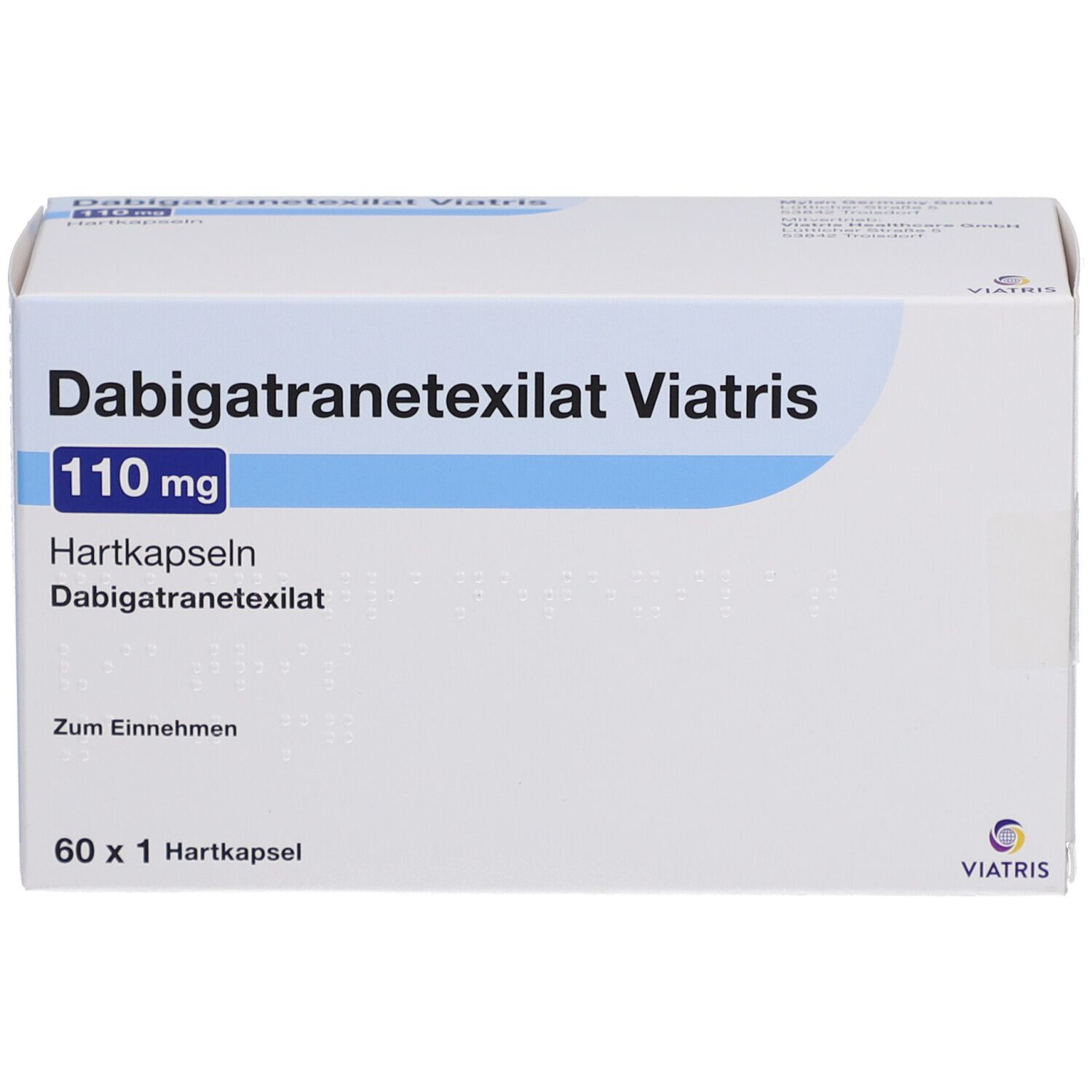 DABIGATRANETEXILAT Viatris 110 mg Hartkapseln