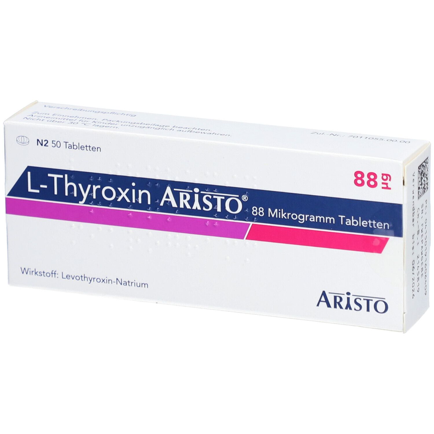 L-THYROXIN Aristo 88 Mikrogramm Tabletten