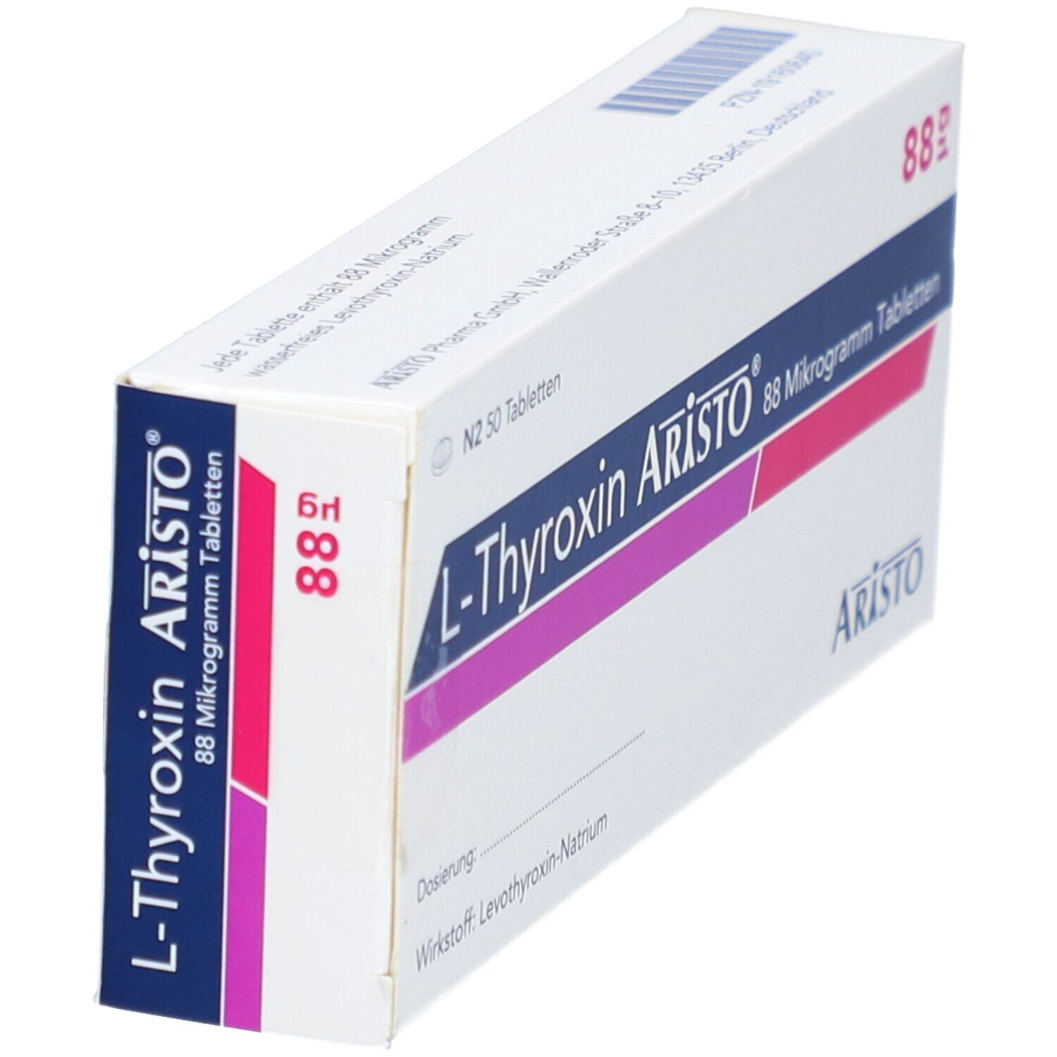 L-THYROXIN Aristo 88 Mikrogramm Tabletten