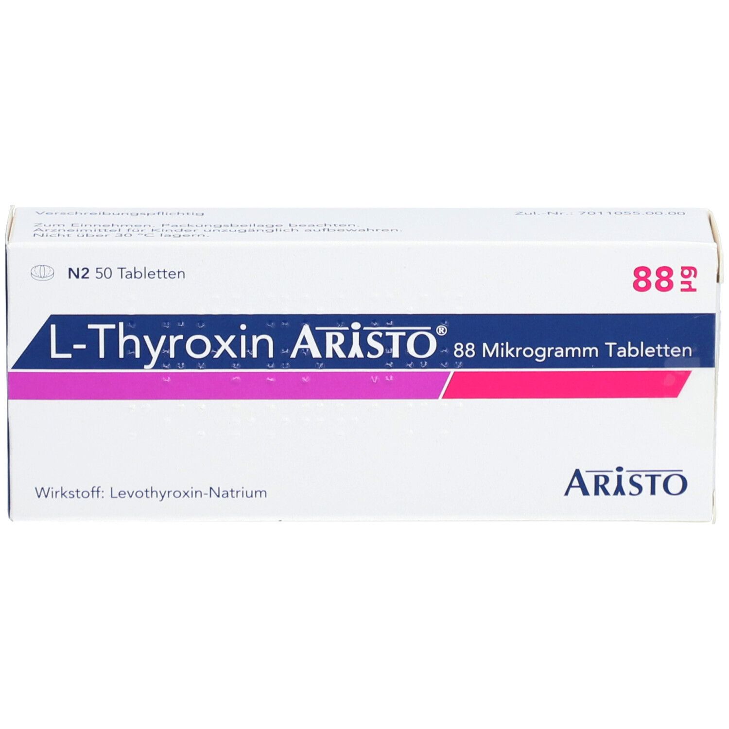 L-THYROXIN Aristo 88 Mikrogramm Tabletten