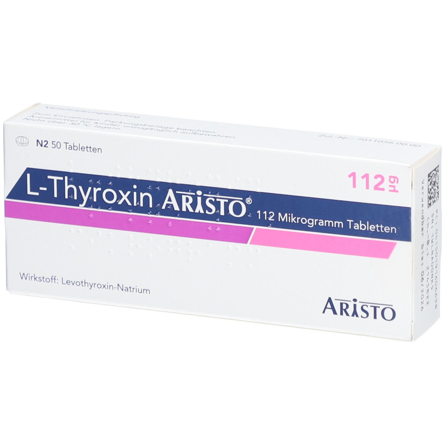 L-THYROXIN Aristo 112 Mikrogramm Tabletten