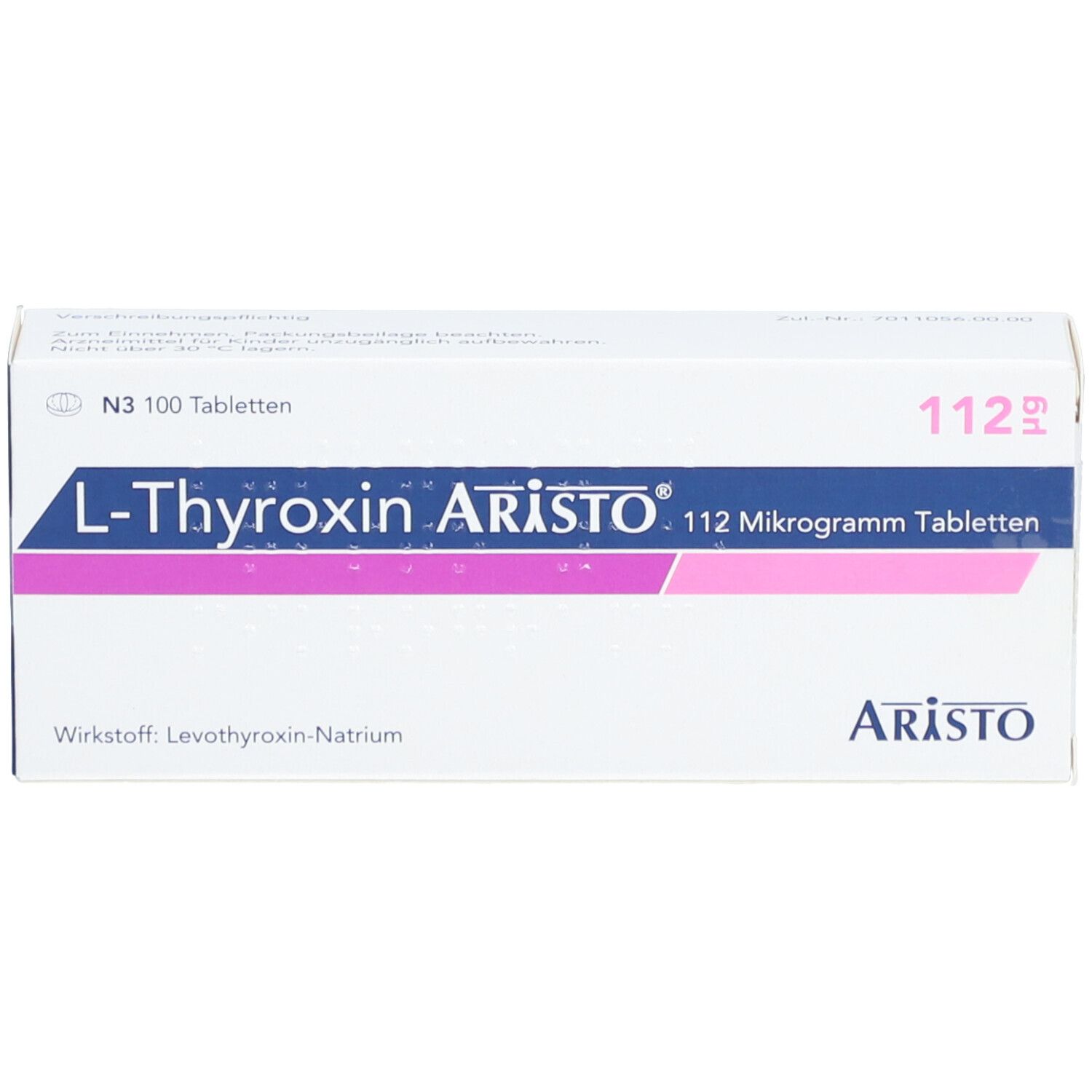 L-THYROXIN Aristo 112 Mikrogramm Tabletten