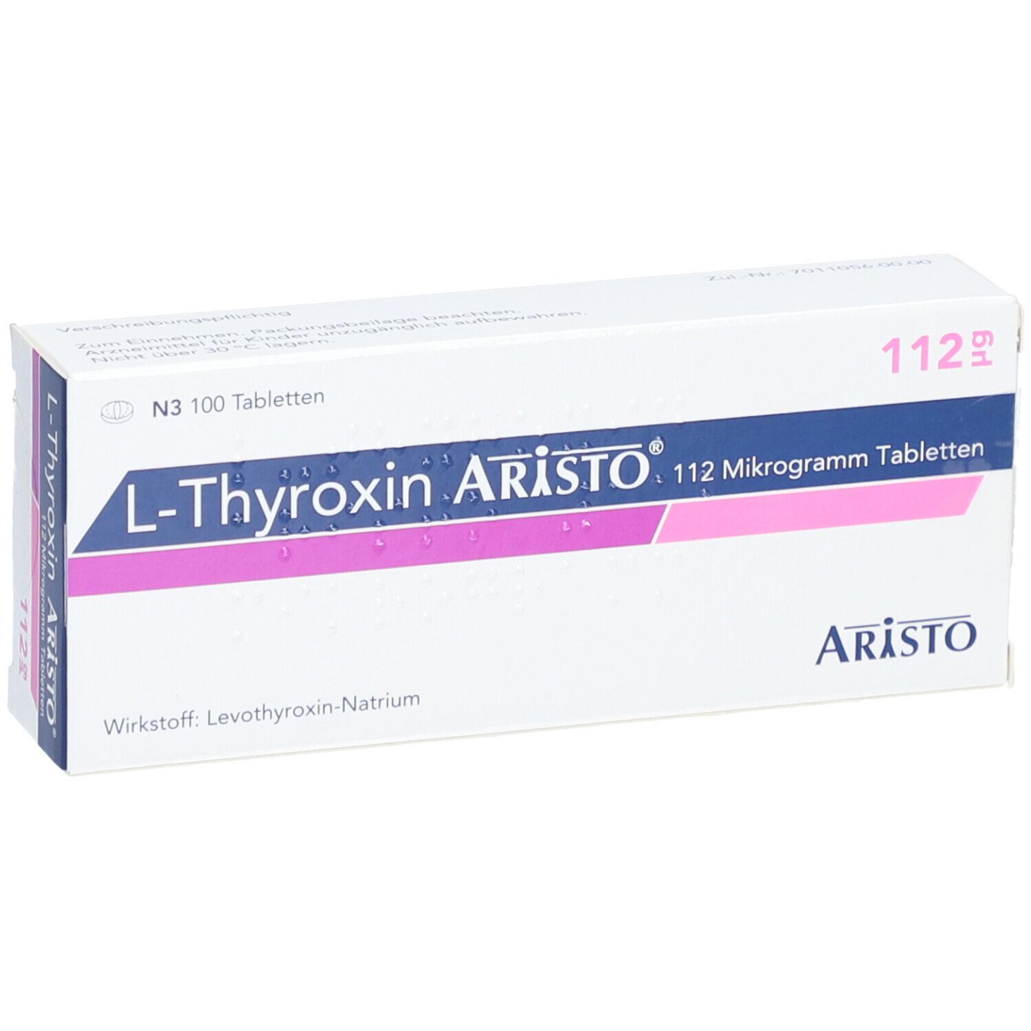 L-THYROXIN Aristo 112 Mikrogramm Tabletten