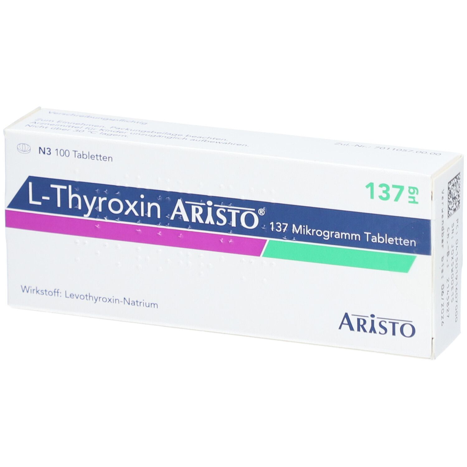 L-THYROXIN Aristo 137 Mikrogramm Tabletten