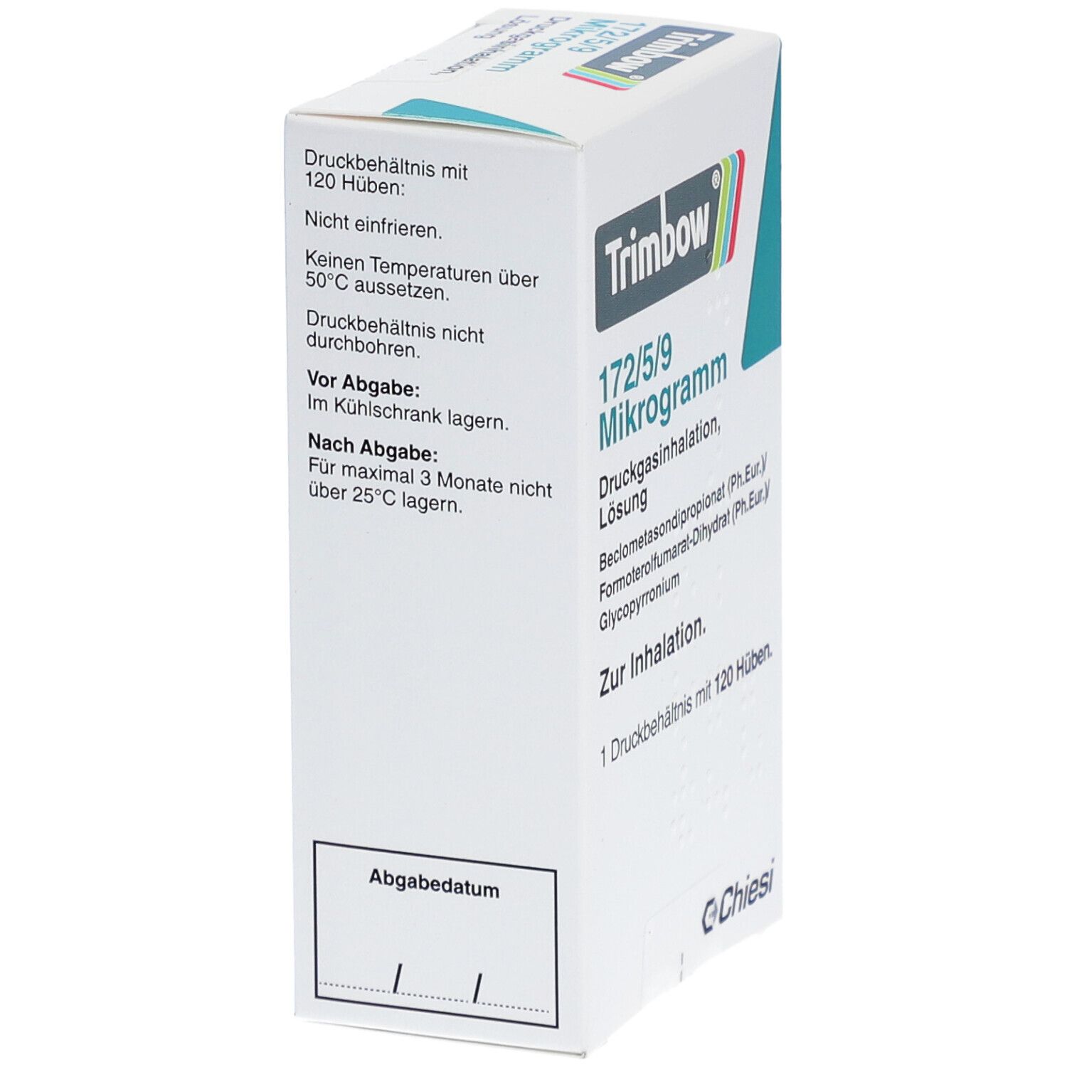 TRIMBOW 172 µg/5 µg/9 µg 120 Hub Druckgasinhalat.