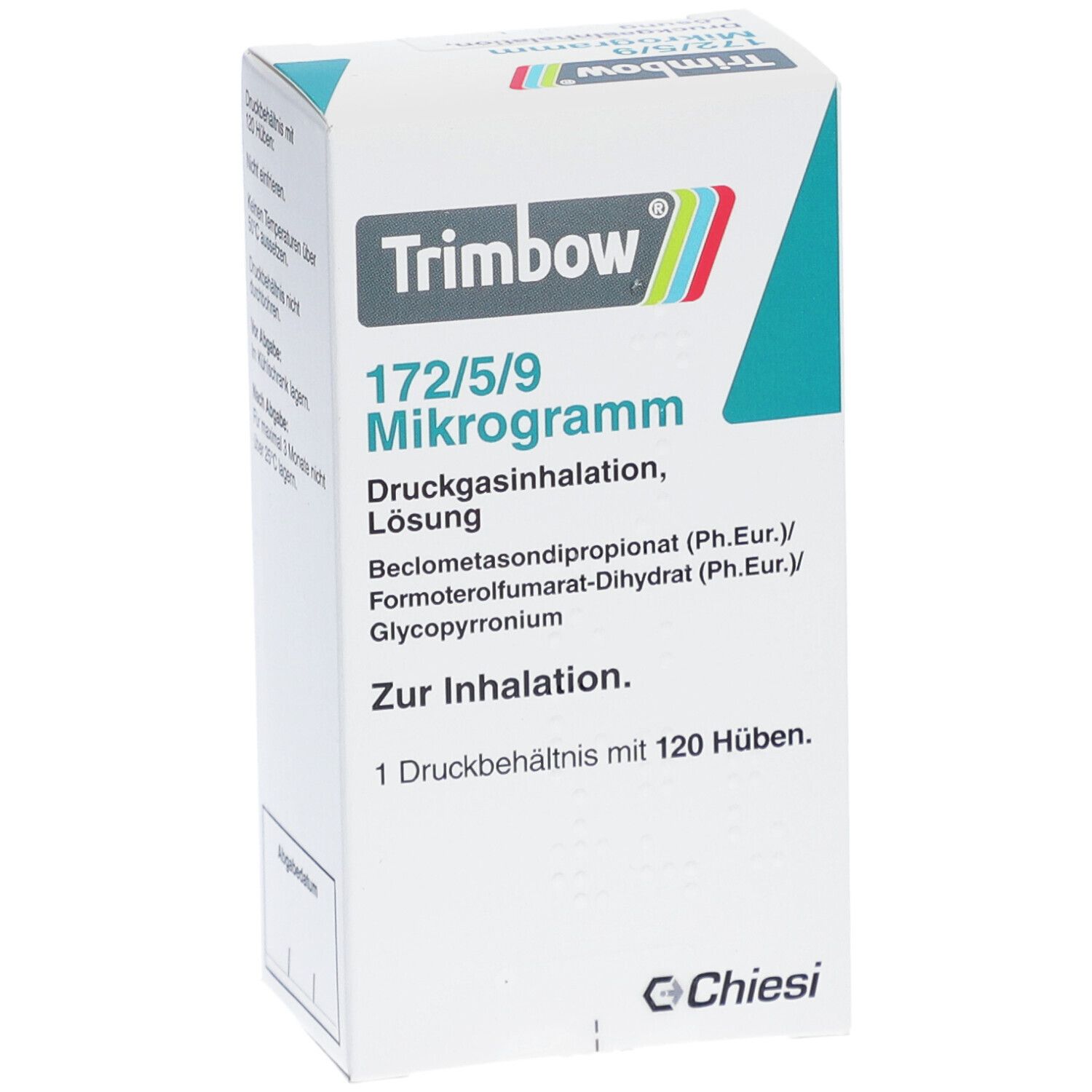 TRIMBOW 172 µg/5 µg/9 µg 120 Hub Druckgasinhalat.