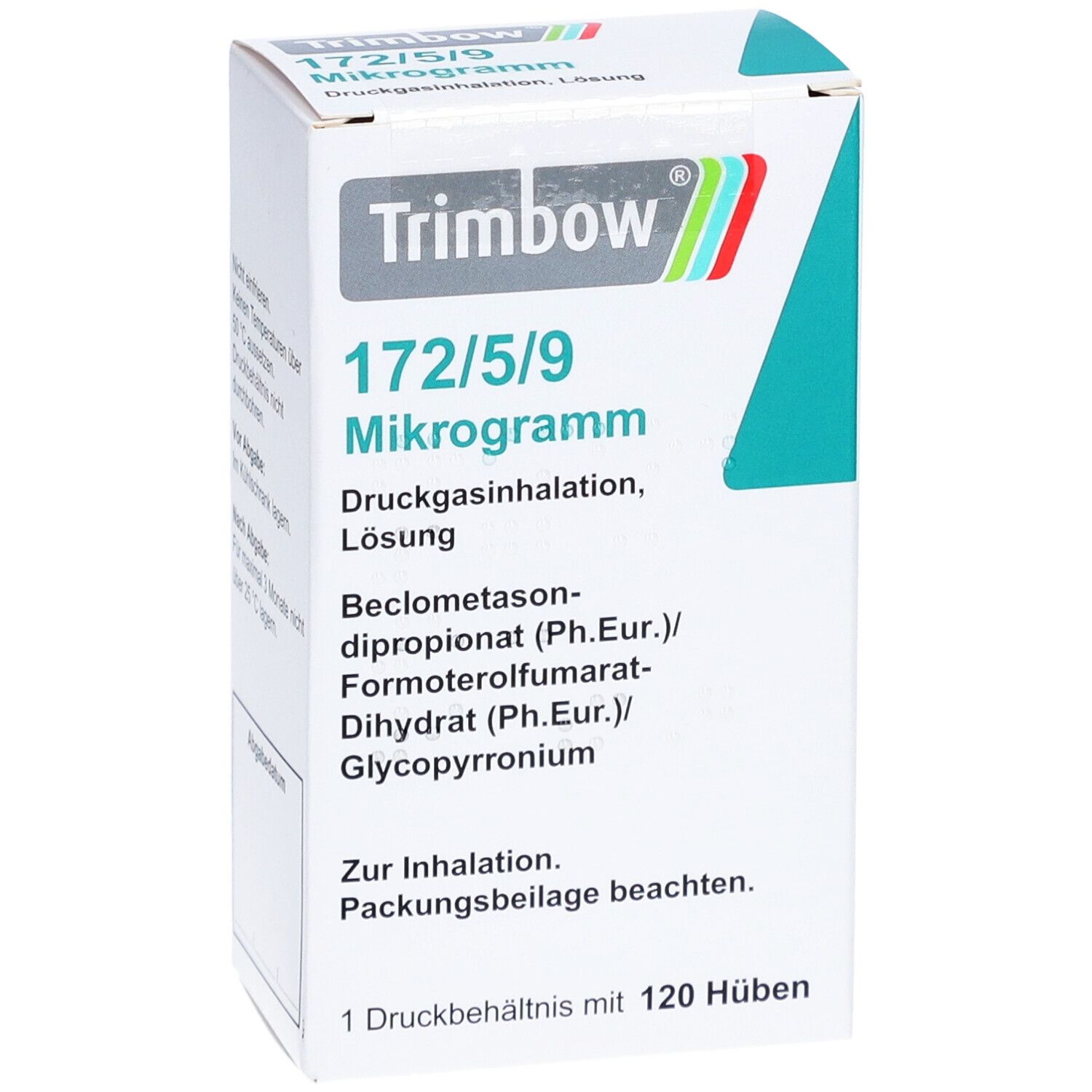 TRIMBOW 172 µg/5 µg/9 µg 120 Hub Druckgasinhalat.
