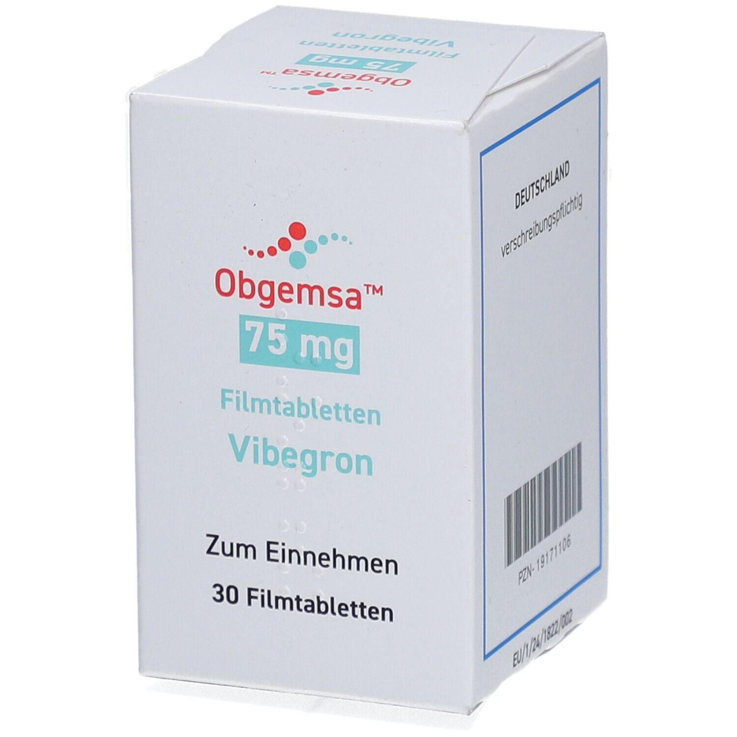 OBGEMSA 75 mg Filmtabletten