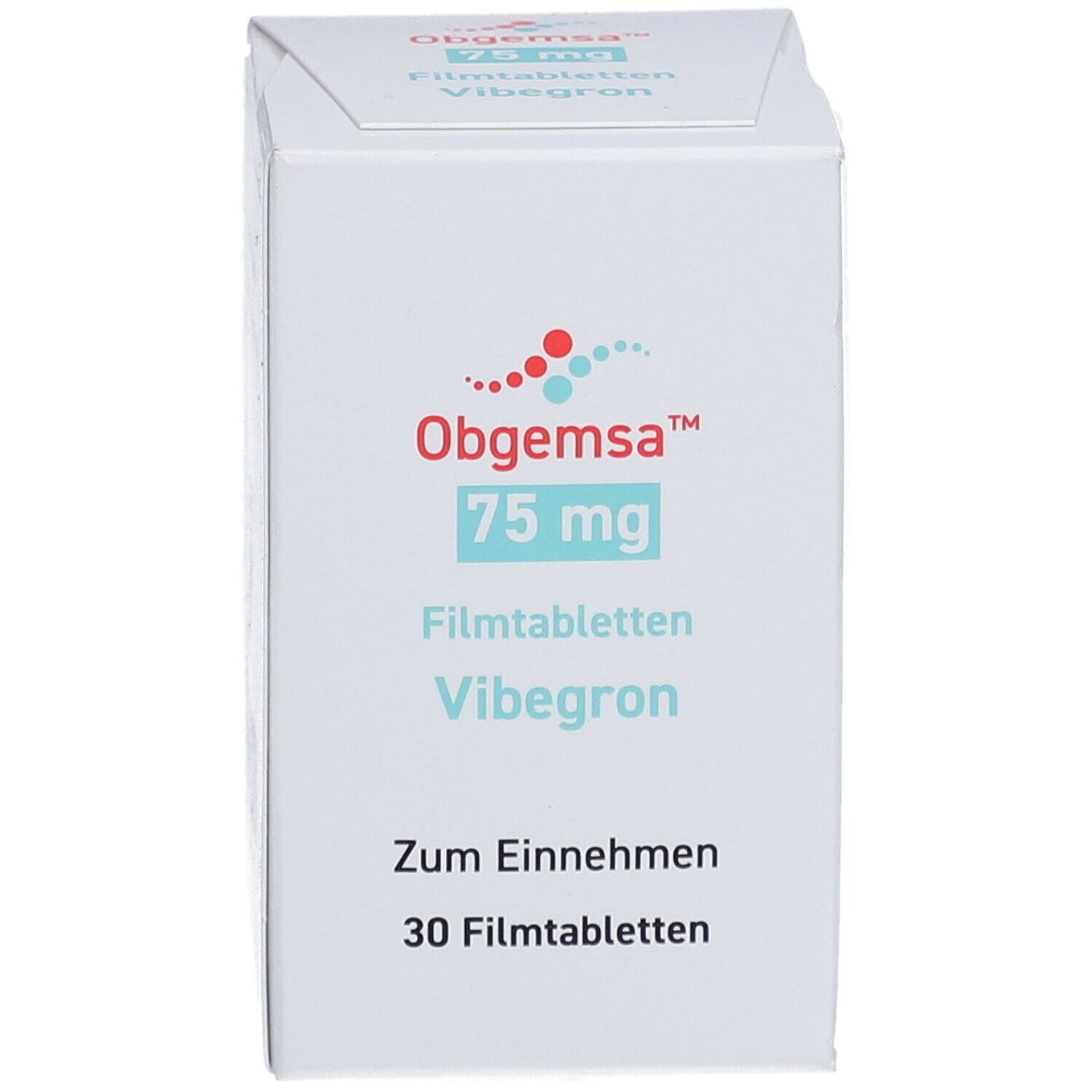 OBGEMSA 75 mg Filmtabletten