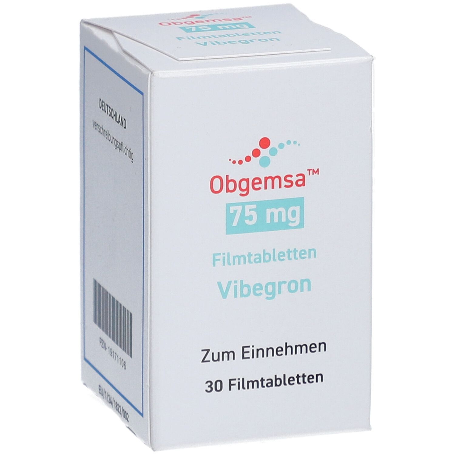 OBGEMSA 75 mg Filmtabletten