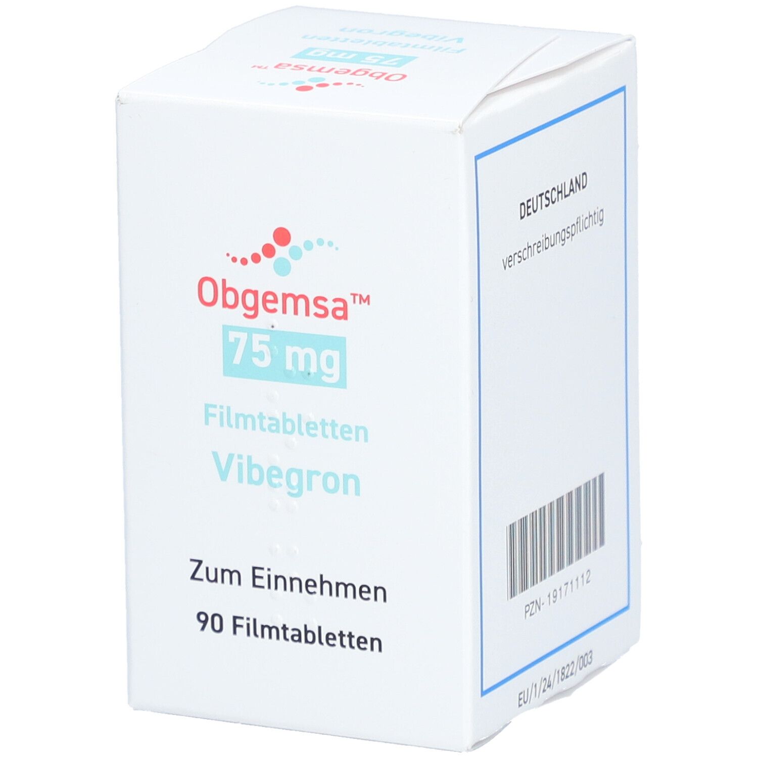 OBGEMSA 75 mg Filmtabletten