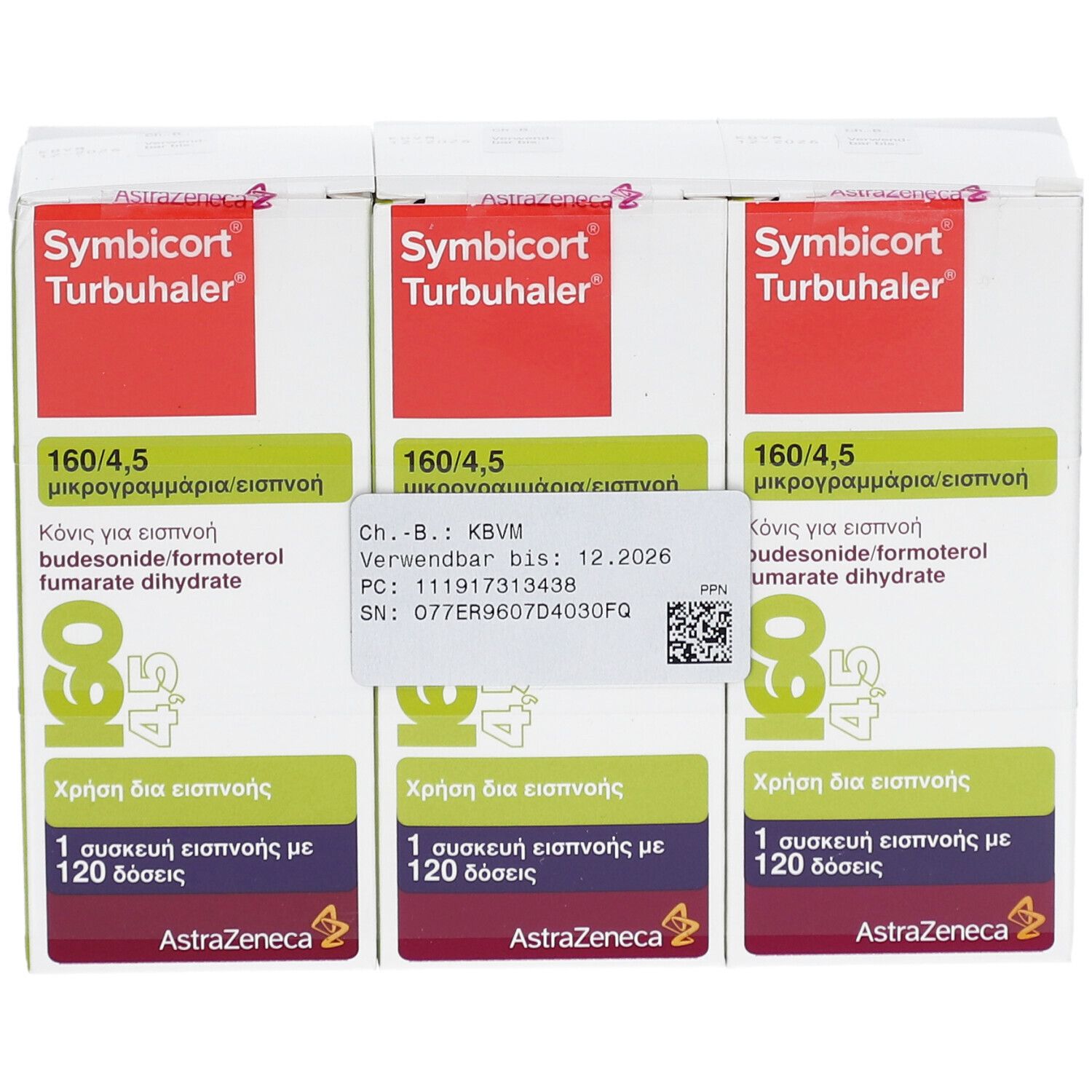 SYMBICORT Turbohaler 160/4,5 µg/Dosis 120 ED