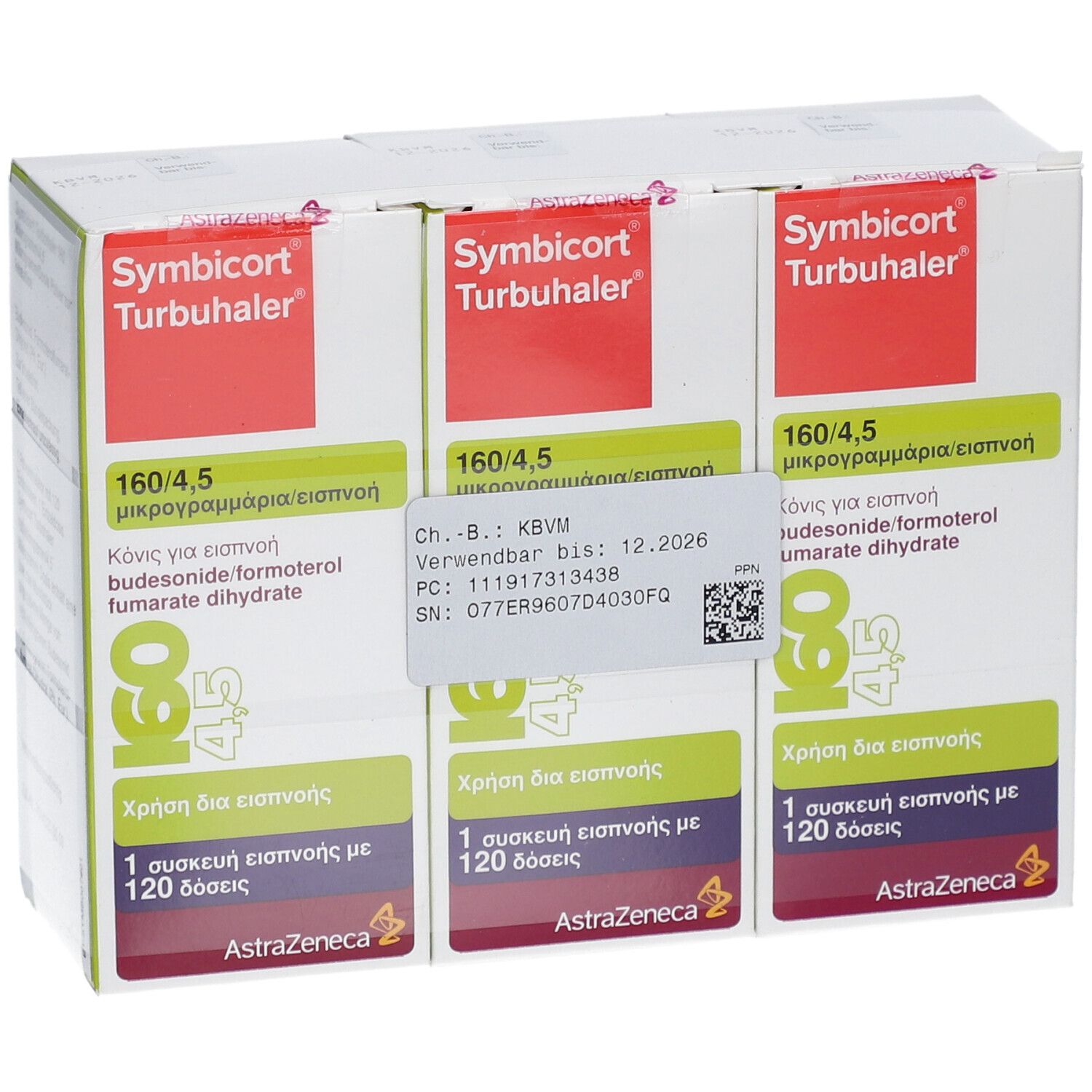 SYMBICORT Turbohaler 160/4,5 µg/Dosis 120 ED