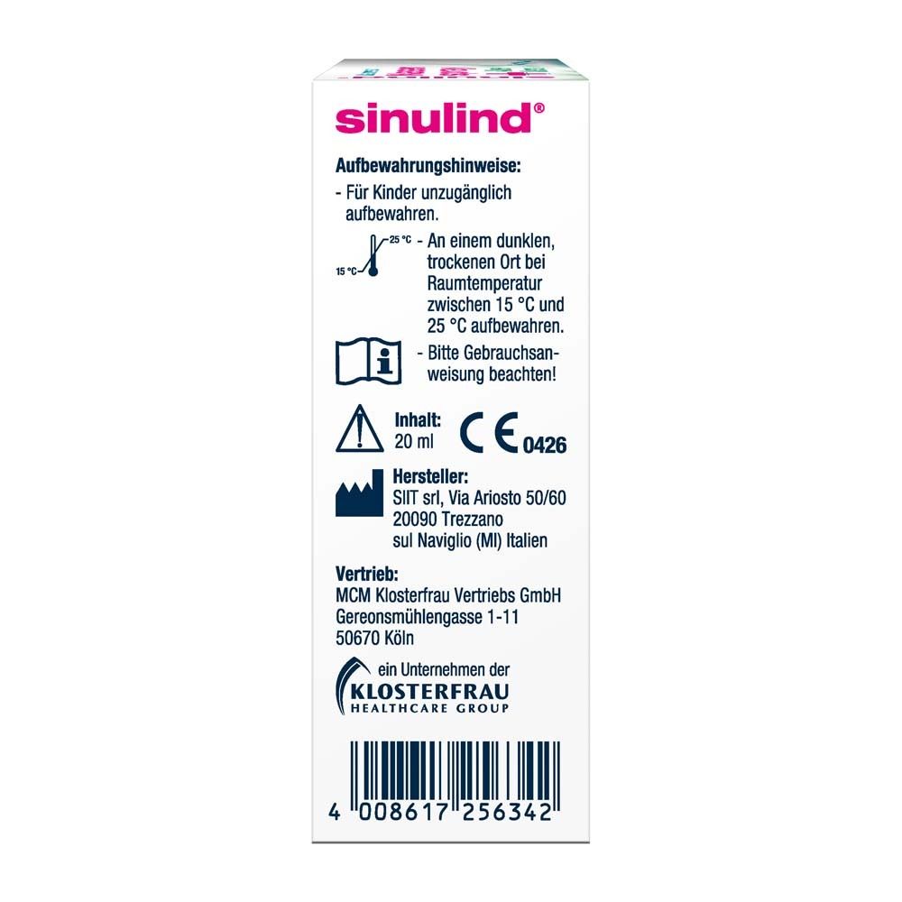 Sinulind Meerwasser Nasenspray + Aloe Vera